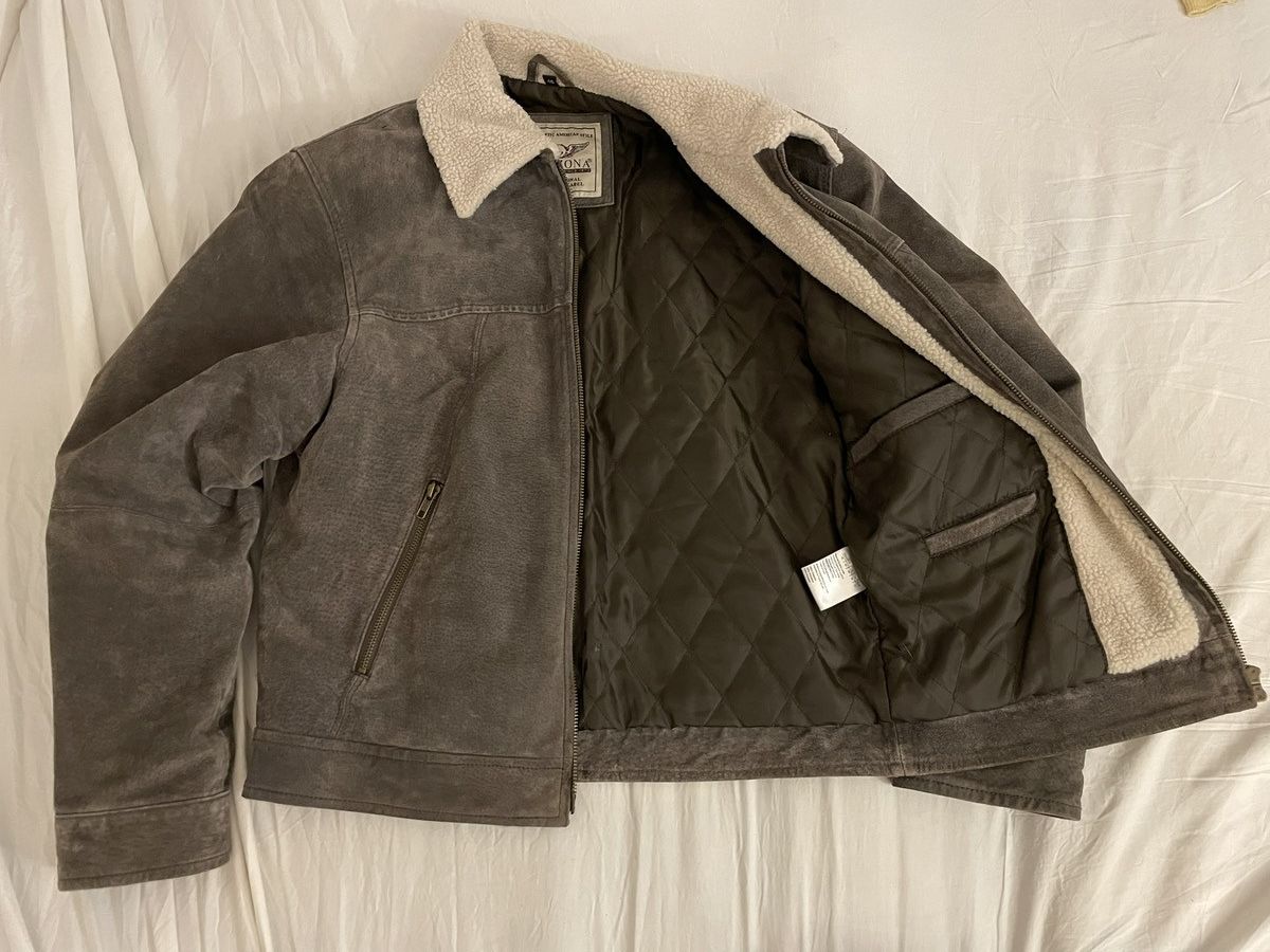 Arizona Jean Co. × Vintage Vintage Leather Flight Jacket Size US M / EU 48-50 / 2 - 2 Thumbnail