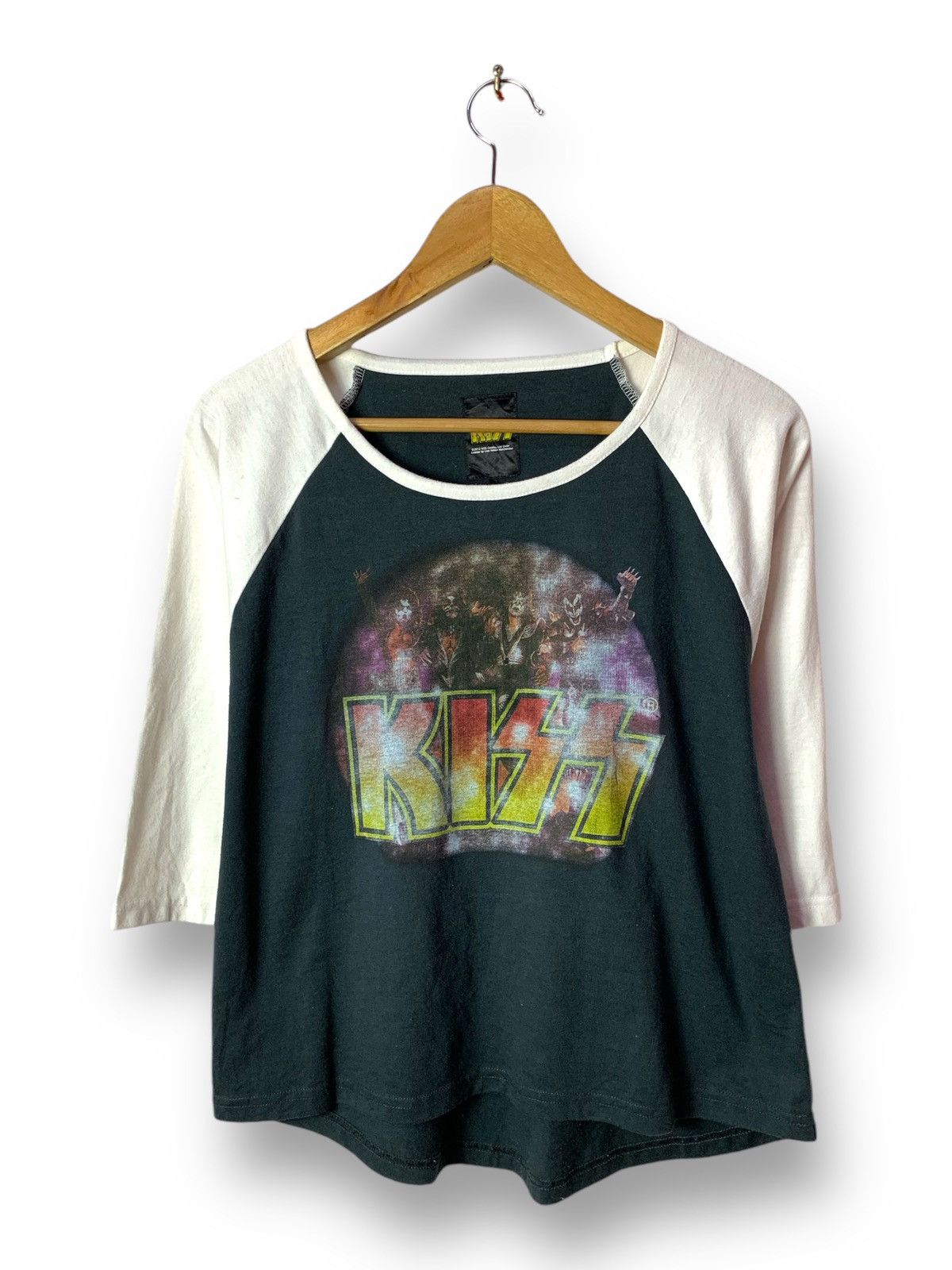 Band Tees Steals! Kiss 3Q Vintage Style Band Tee Size US M / EU 48-50 / 2 - 1 Thumbnail