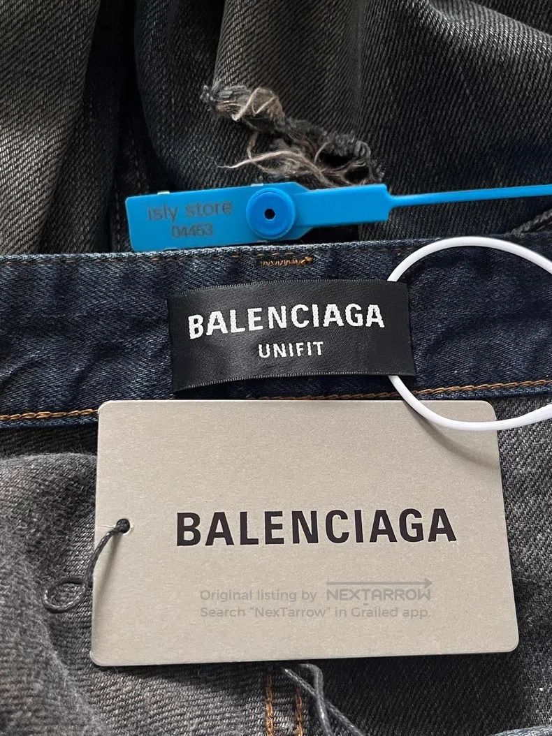 Balenciaga Balenciaga size M Yellow mud dyed large distressed baggy d Size US 27 - 4 Thumbnail