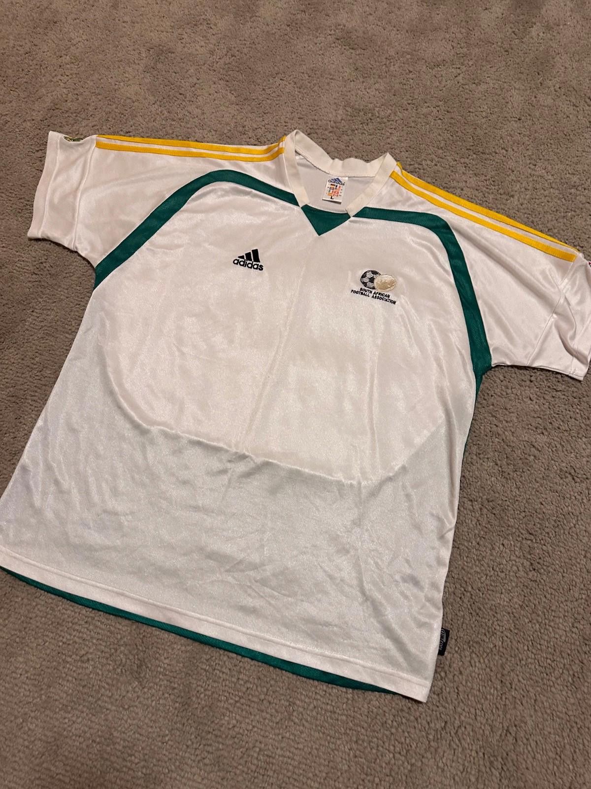 Adidas 2002 Adidas South Africa Football Shirt Soccer Jersey Sz L Size US L / EU 52-54 / 3 - 2 Thumbnail
