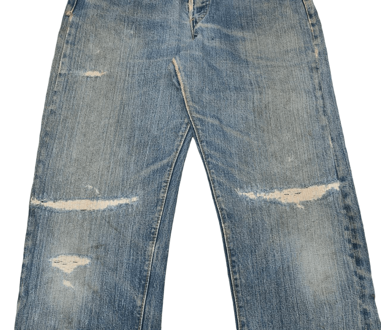 Levi's Rare 60's Vintage Levi's 501 Redline Selvedge, Button No 6 Size US 29 - 3 Thumbnail