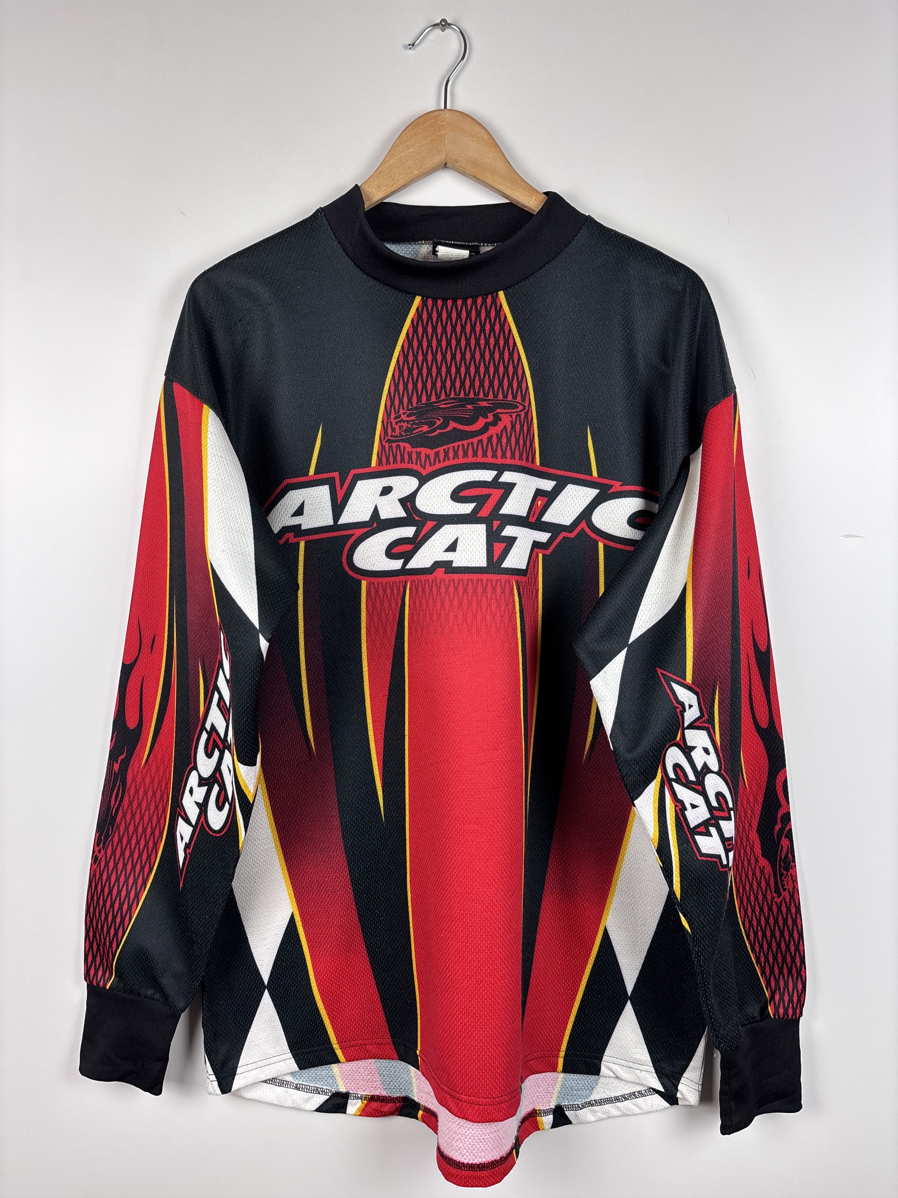 Other Vintage Arctic Cat Snowmobile Jersey Shirt Black Red Size XL Size US XL / EU 56 / 4 - 1 Thumbnail