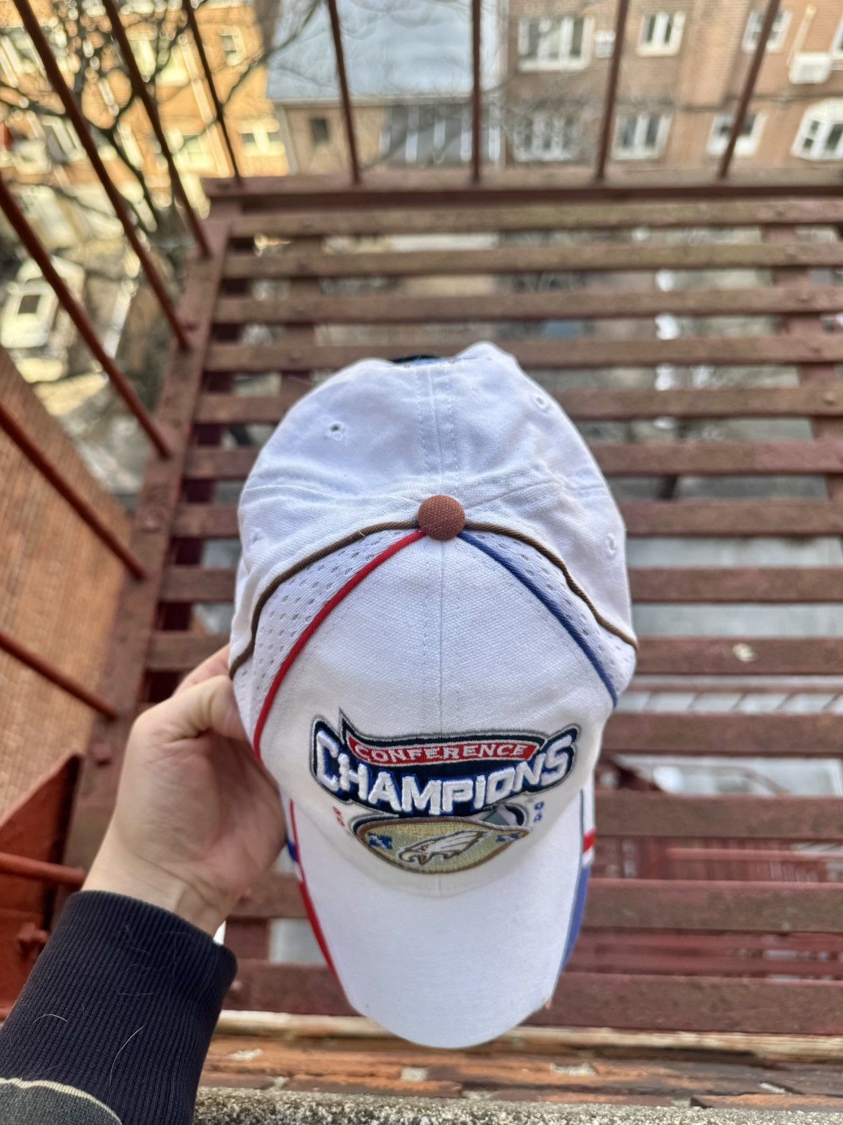 NFL 2004 NFL Philadelphia Eagles Conference Champions Hat Size ONE SIZE - 5 Thumbnail
