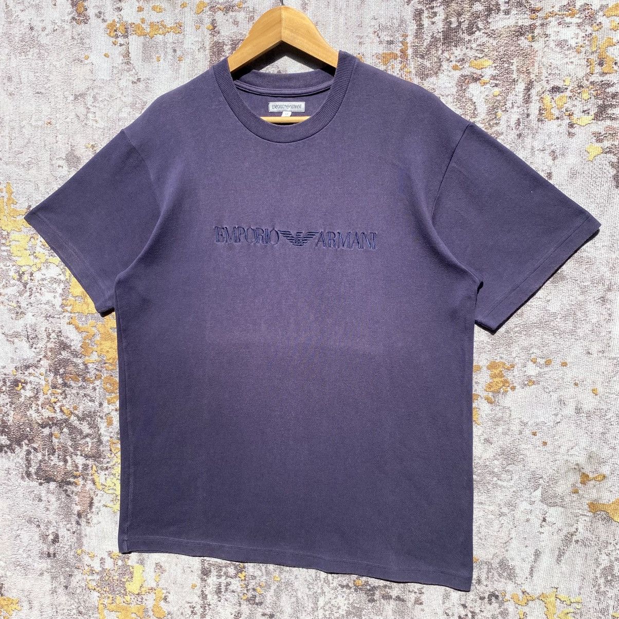 Emporio Armani Vintage 90s Emporio Armani Shirt Embroidery Spellout Size US M / EU 48-50 / 2 - 3 Thumbnail