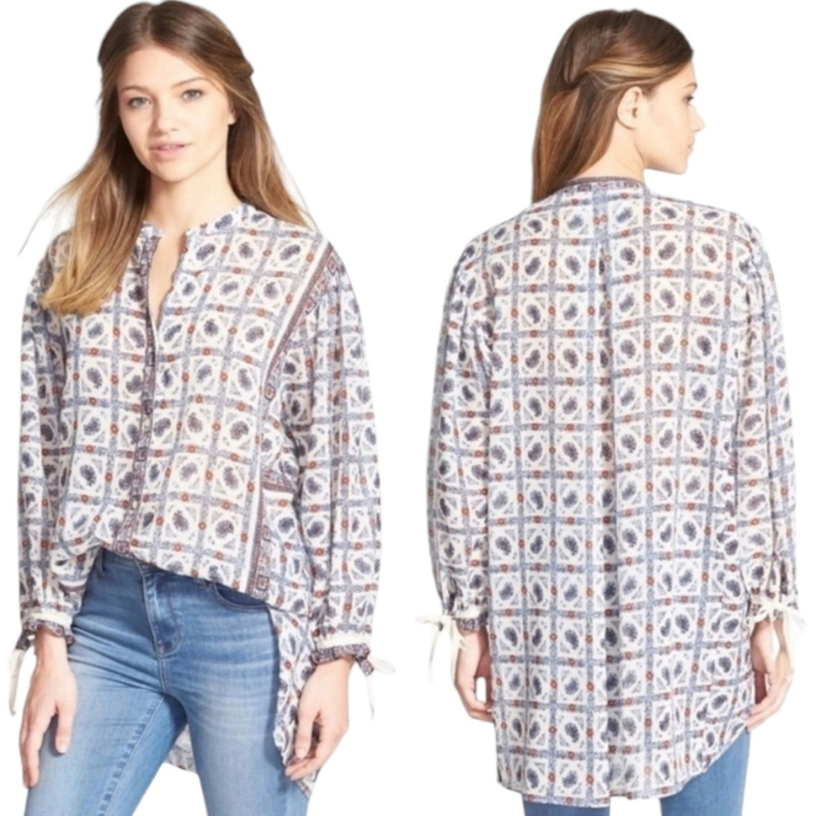 Madewell Madewell Picnic Paisley Boho print tunic top Small Size S / US 4 / IT 40 - 2 Thumbnail