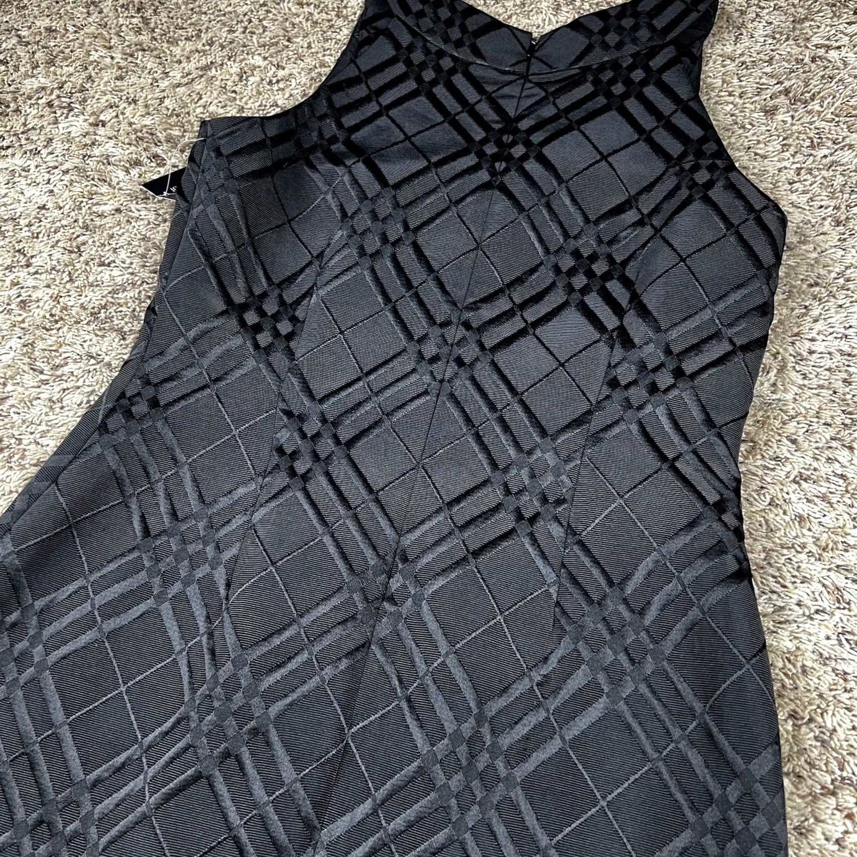 Jones New York VINTAGE: No Jones New York Dress Womens 8 Black Sleeveless Pencil Style Business Lined Size M / US 6-8 / IT 42-44 - 4 Thumbnail