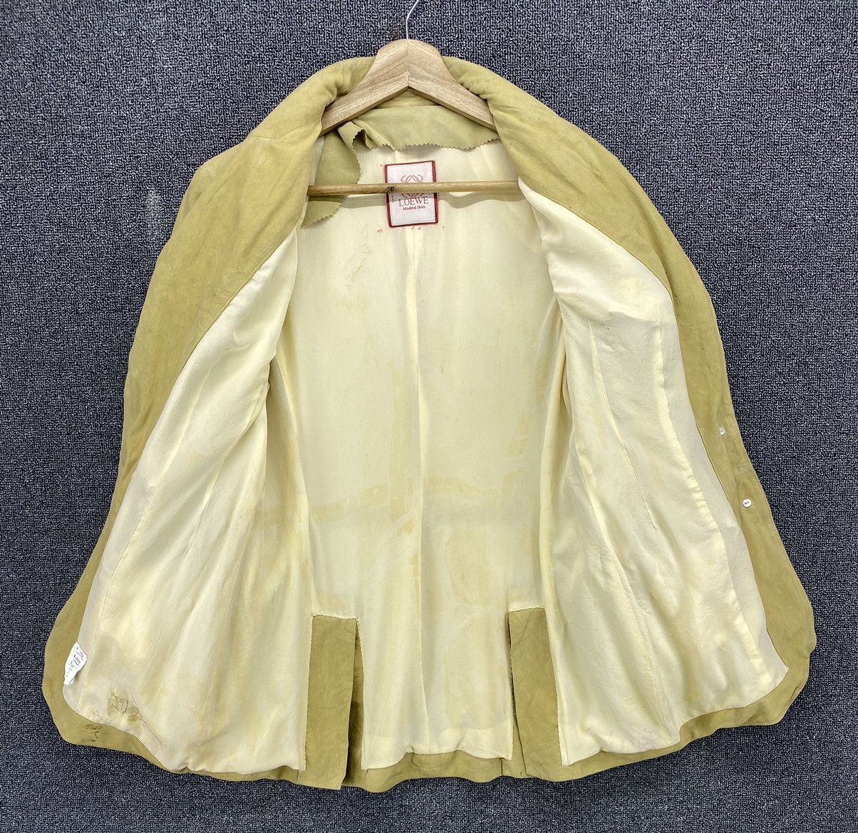 Loewe Vintage Loewe Madrid Leather Blazer Coats Jacket Size M / US 6-8 / IT 42-44 - 8 Thumbnail