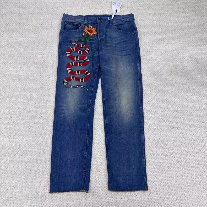 Gucci Gucci Washed jeans Size 24" / US 00 / IT 34 - 1 Thumbnail