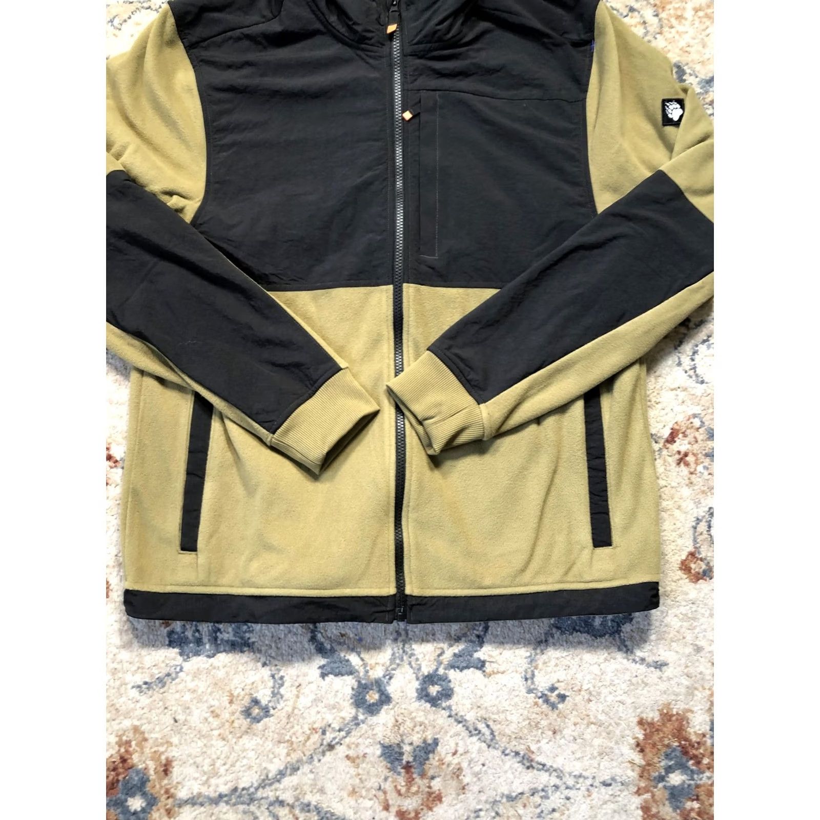 Duluth Trading Company Duluth Trading Co AKHG Thaw Depth Fleece Jacket Mens Medium Green Black Hooded Size US M / EU 48-50 / 2 - 5 Thumbnail