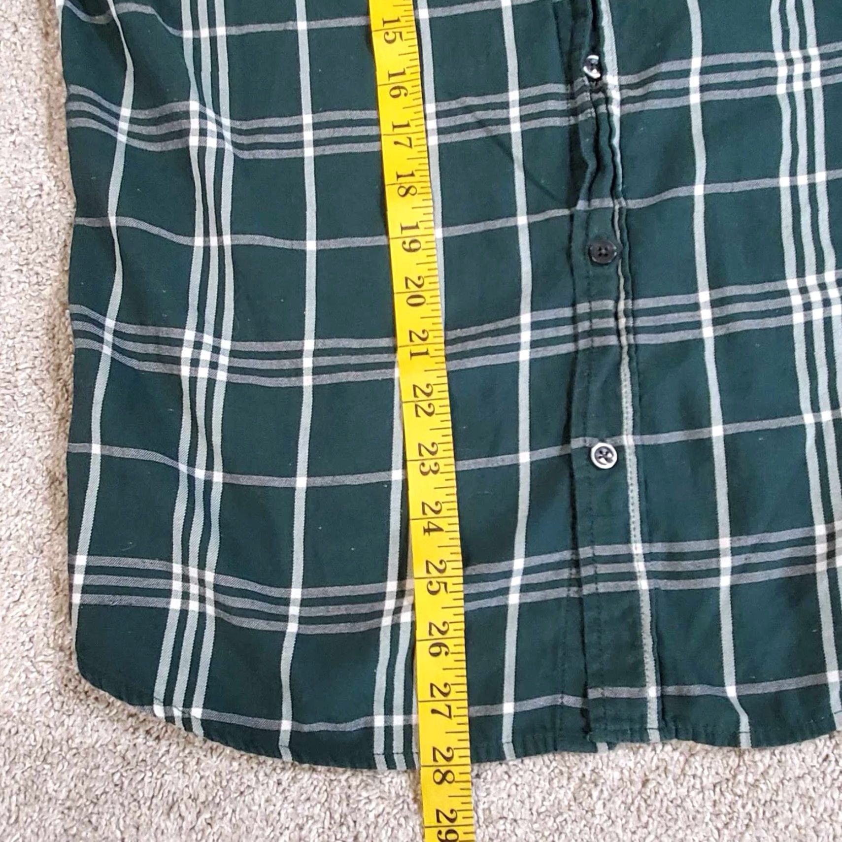 Ben Sherman Ben Sherman Button-Up Shirt Mens M Long Sleeve Plaid Green Cotton Button-Down Shirt Size US M / EU 48-50 / 2 - 7 Thumbnail