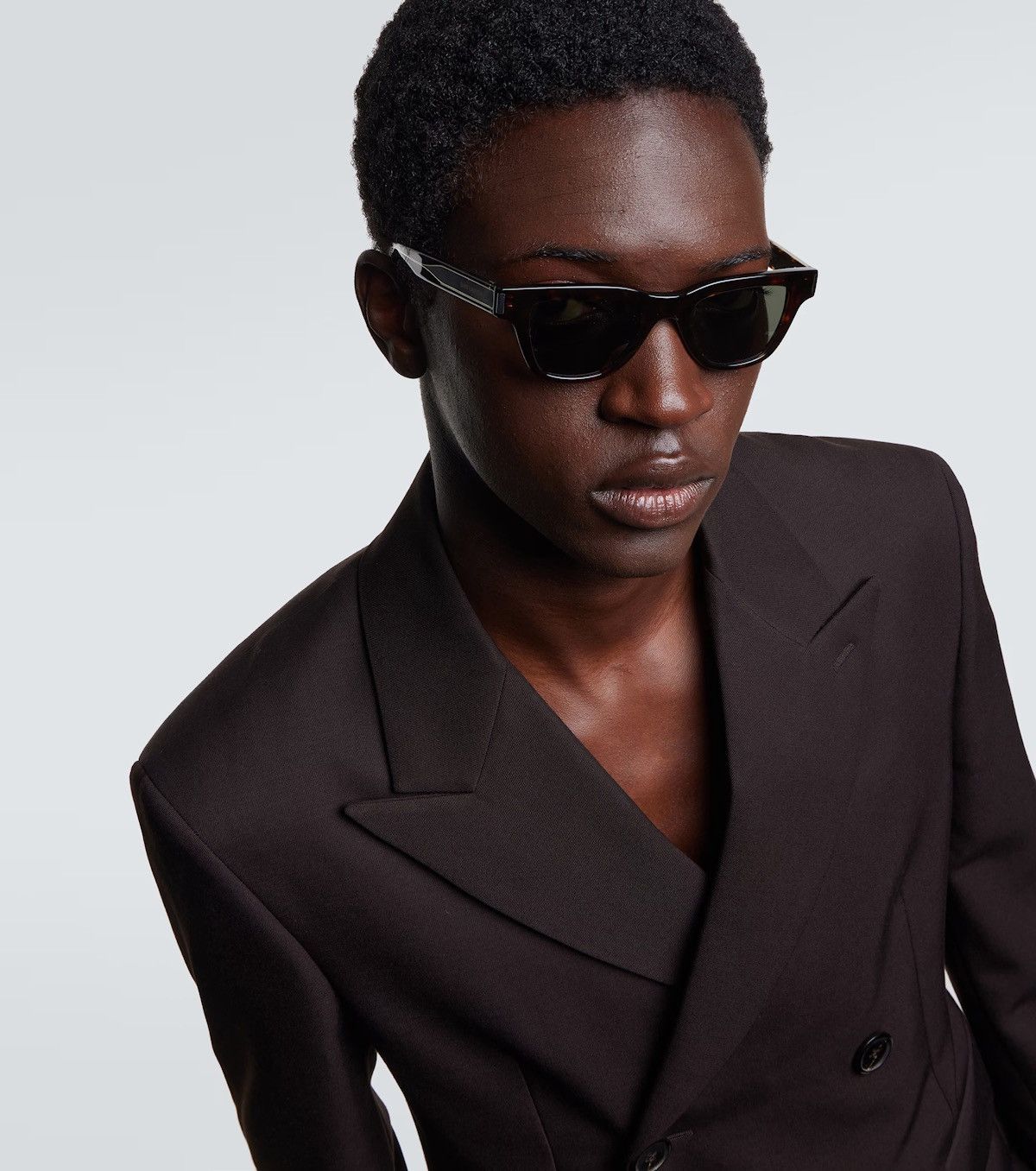Saint Laurent Jacques Sl 789 Sunglasses in Black, Men's
