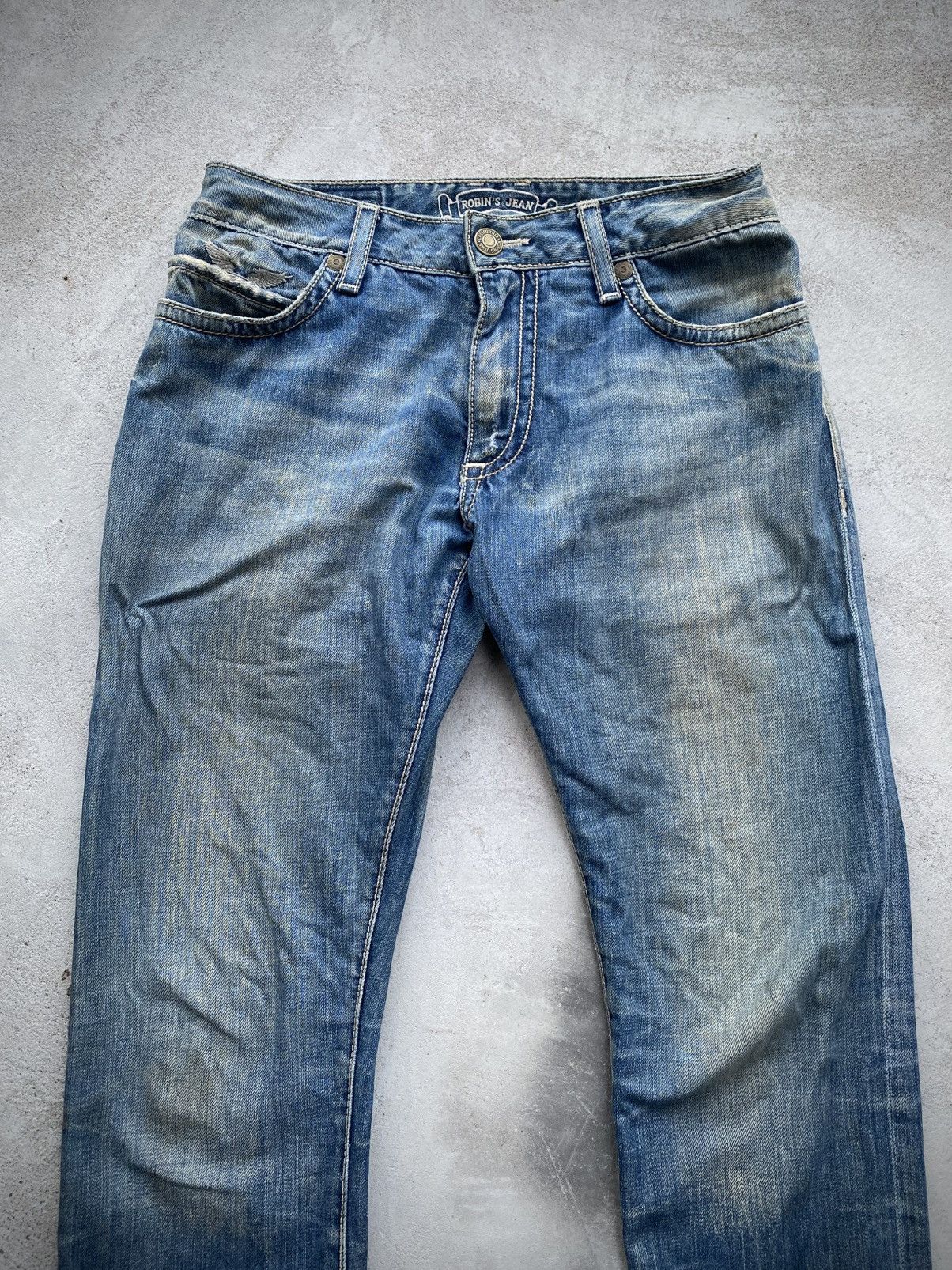 Robins Jeans ROBINS JEAN COMPARED TO WHO SKULL STUDDED JEANS Size US 29 - 9 Thumbnail