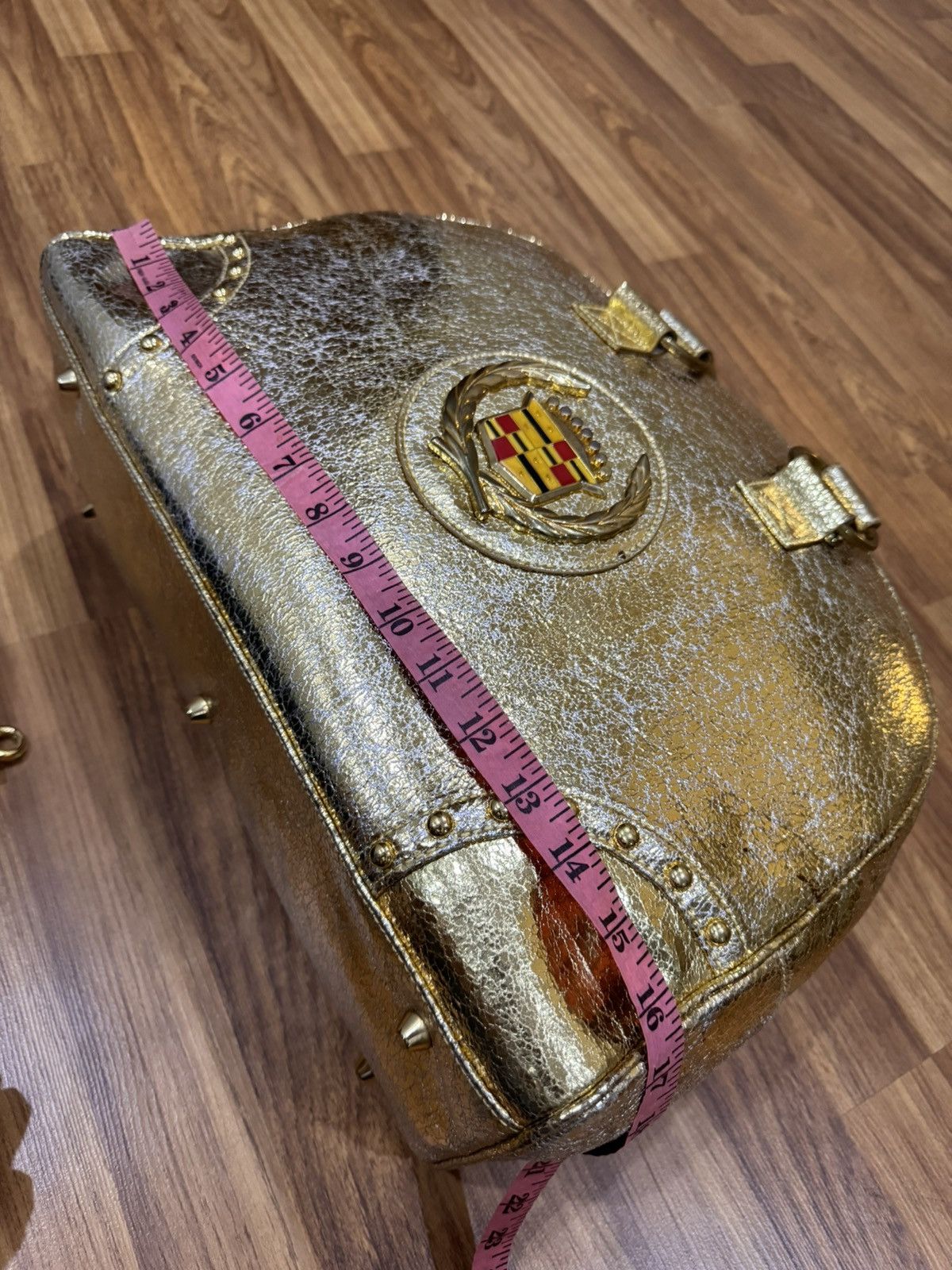 Cadillac VINTAGE FLAKES CRISP GOLD CADILLAC DUFFLE BAG Size ONE SIZE - 8 Thumbnail