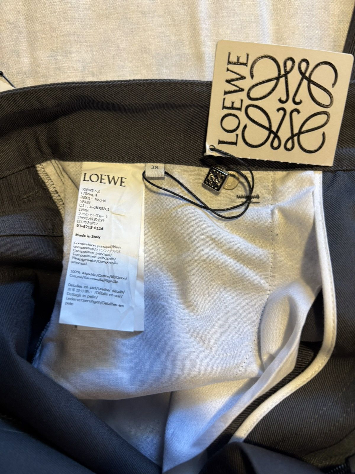 Loewe Loewe high wasted wide leg pants. Size US 29 - 12 Thumbnail