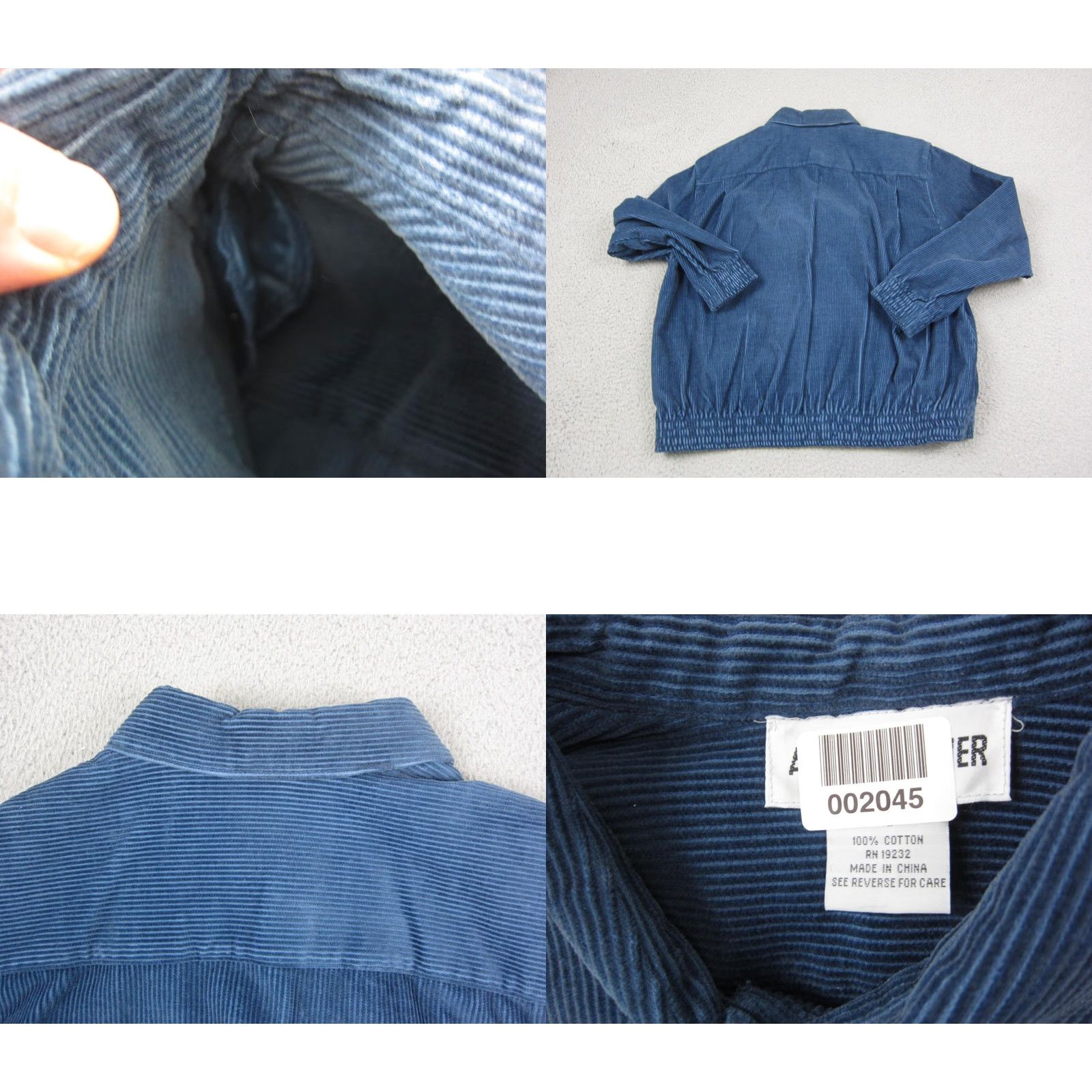Vintage VINTAGE Alfred Dunner Jacket Womens 12 Blue Corduroy Cotton 80s 90s Trucker Jacket Women Blue Corduroy 80s 90s City Classic Mens Womens Boys Girls Size XL / US 12-14 / IT 48-50 - 8 Thumbnail