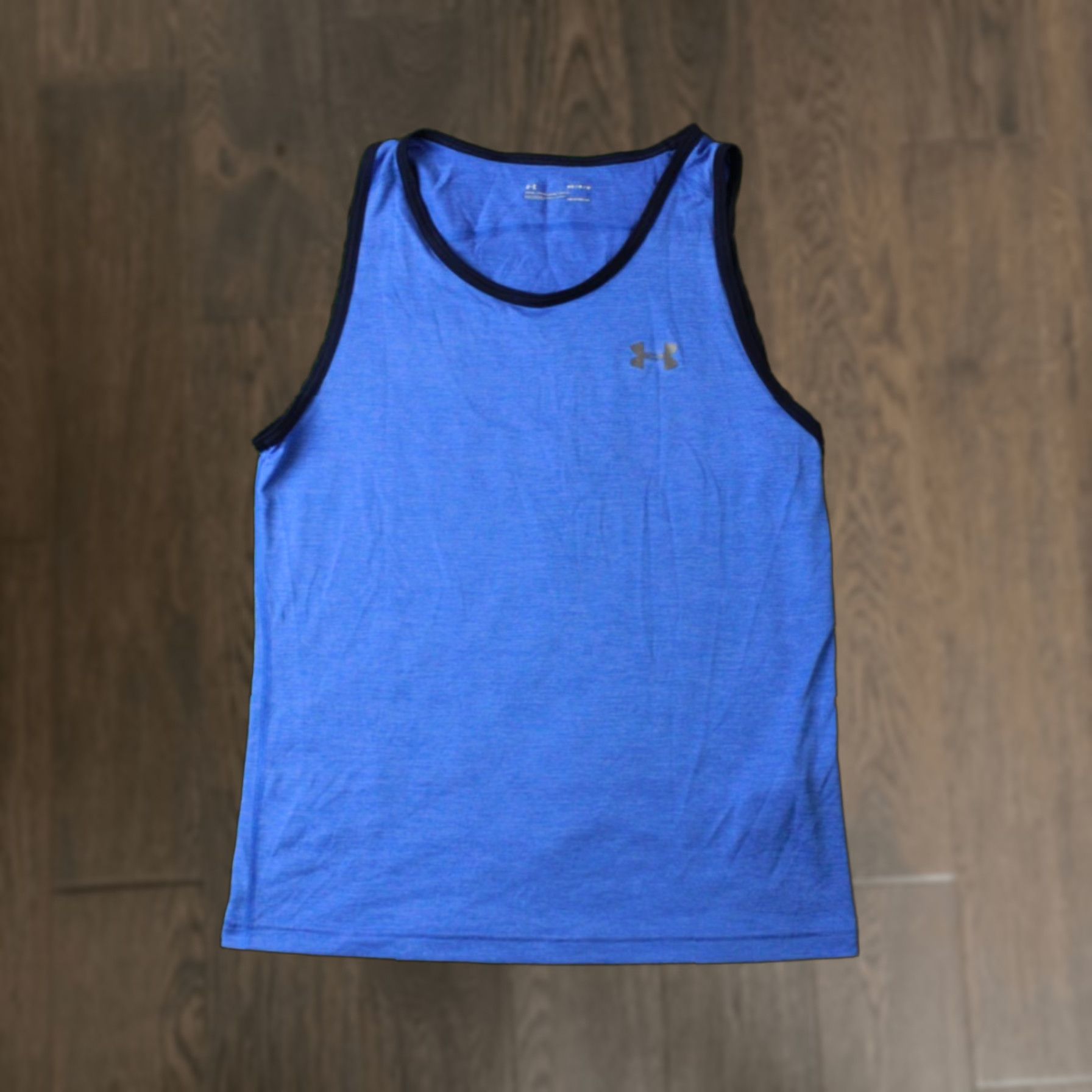Under Armour Under Armour HeatGear 2018 Vest Shirt Men M Navy Blue Black Sleeveless Tank Jersey Base Layer Sports 2018 Size US M / EU 48-50 / 2 - 1 Thumbnail