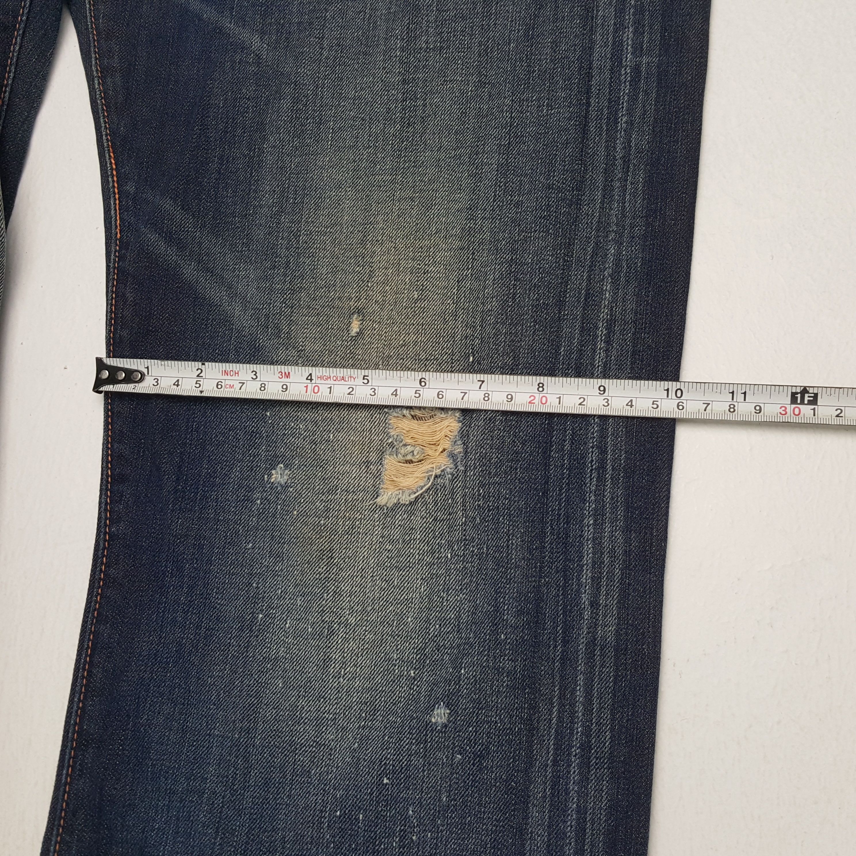 Christian Audigier × Ed Hardy × Vintage ED HARDY Rock Punk Streetwear Style Tiger Design Jeans Size US 31 - 9 Thumbnail