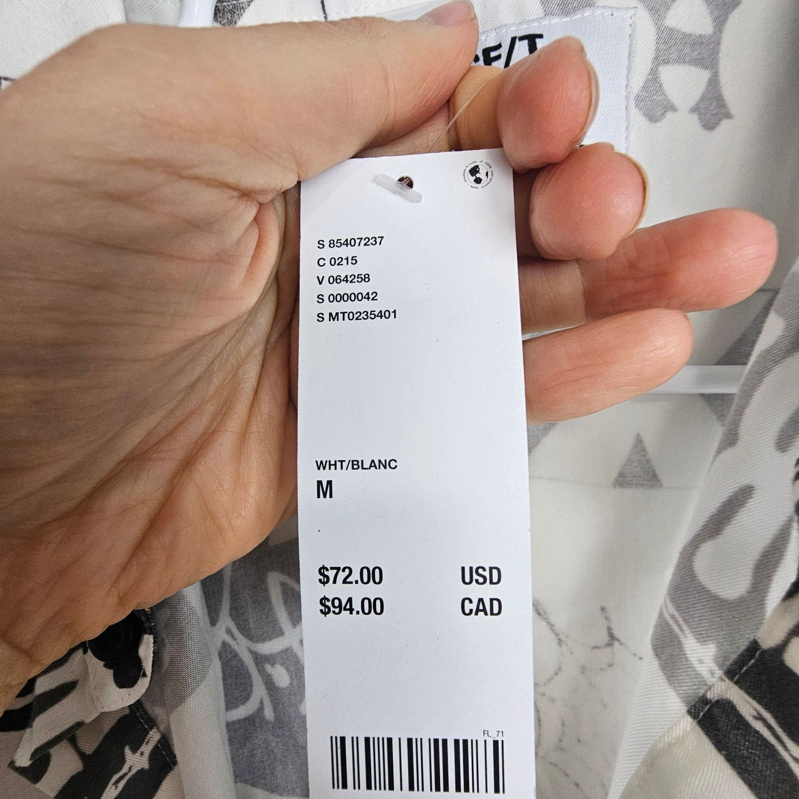 Urban Outfitters Mad Minds M/SF/T Mens All Over Graphic Sweet Dumb Shirt M Size US M / EU 48-50 / 2 - 7 Thumbnail