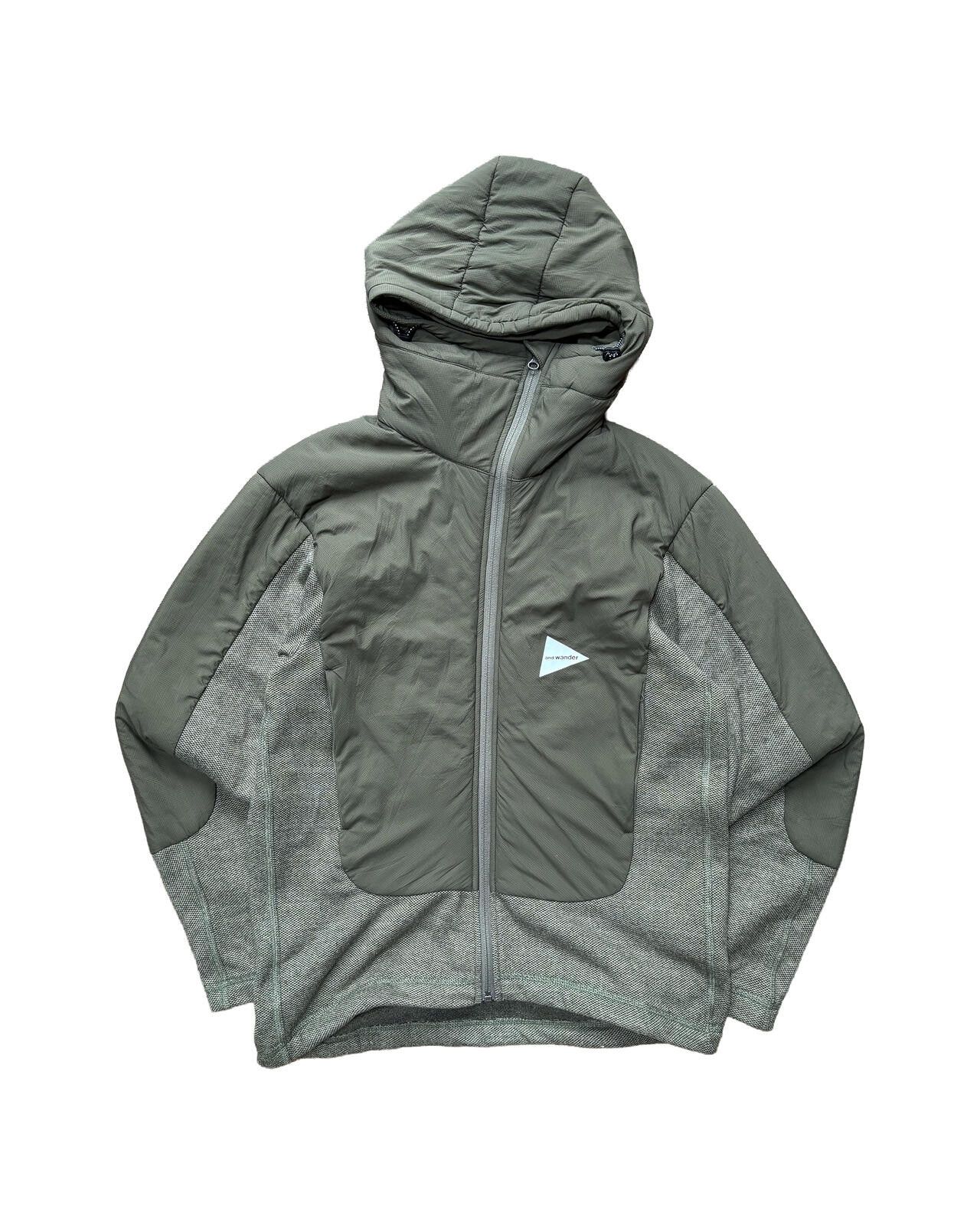 And Wander and Wander Twill Fleece Jacket Khaki Green Size 2 Size US S / EU 44-46 / 1 - 1 Thumbnail