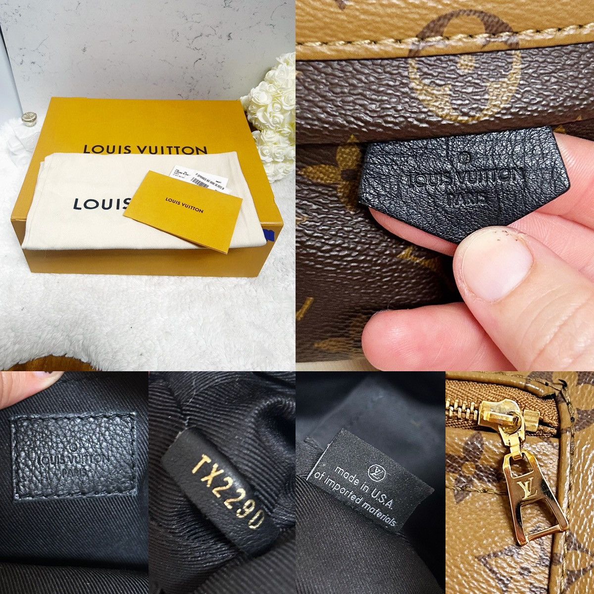Louis Vuitton Authentic Louis Vuitton Reverse Mon. Palm Spr. Mini Backpack Size ONE SIZE - 14 Thumbnail