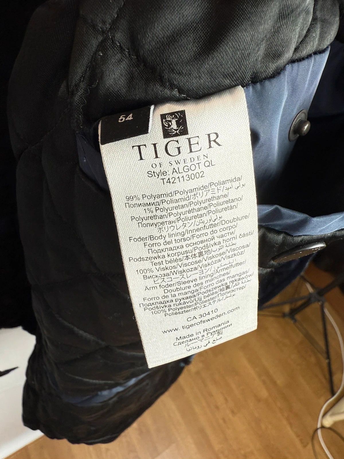 Tiger of Sweden Tiger Of Sweden Warm Coat Jacket Long size 54 Size US L / EU 52-54 / 3 - 13 Thumbnail