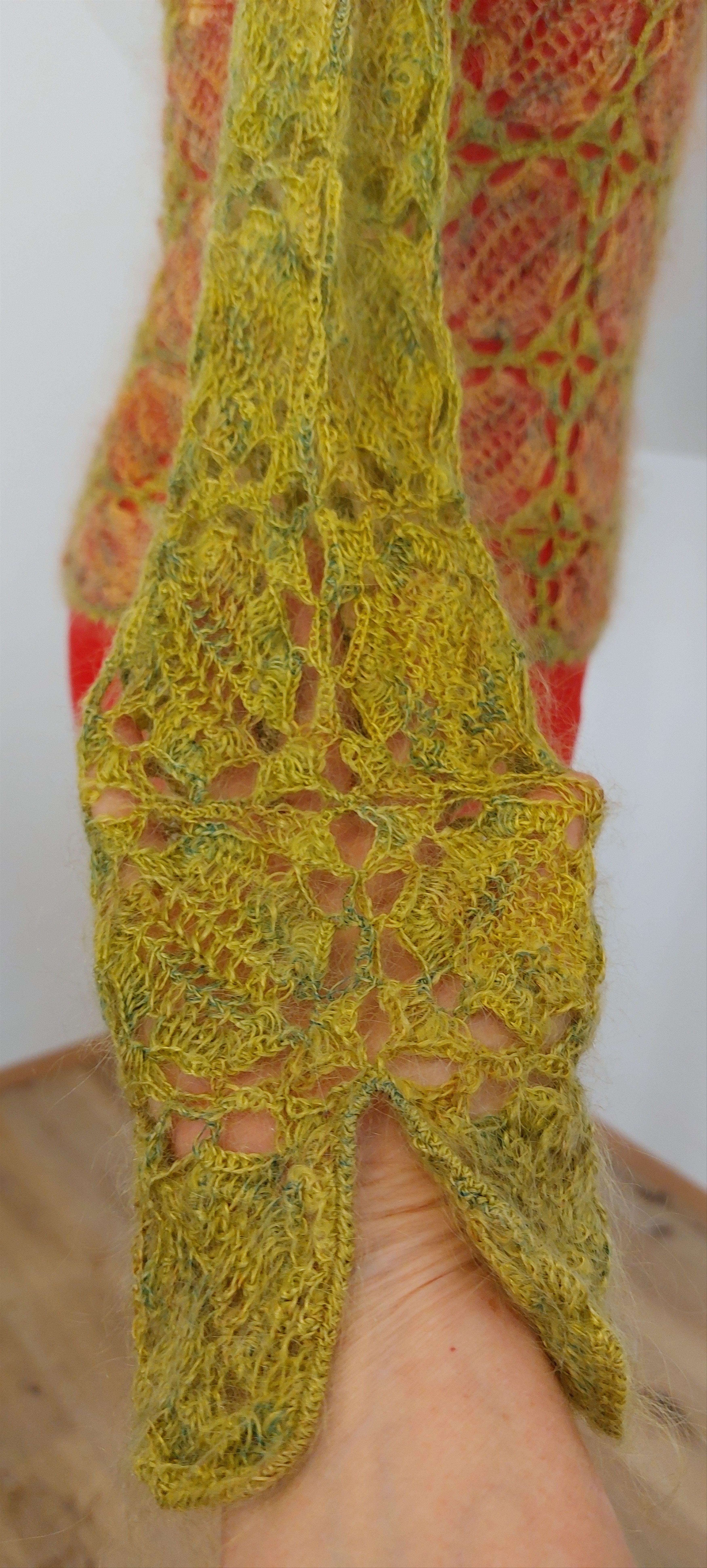 Handmade NWOT Vintage 2000s Mohair Crochet Longsleeve - S/M Size S / US 4 / IT 40 - 7 Thumbnail