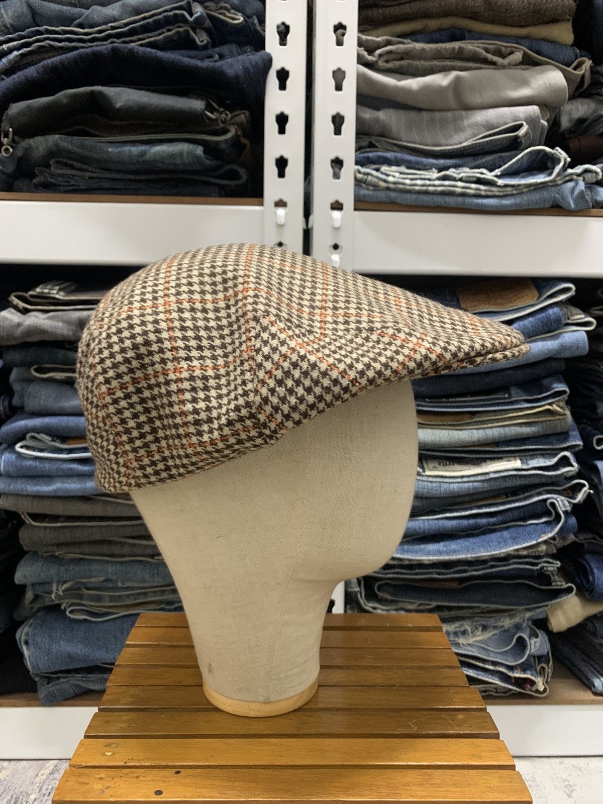 Vintage Vtg Doria Borsalino Gatsby Flat Cap Headwear Newsboy Size ONE SIZE - 4 Thumbnail
