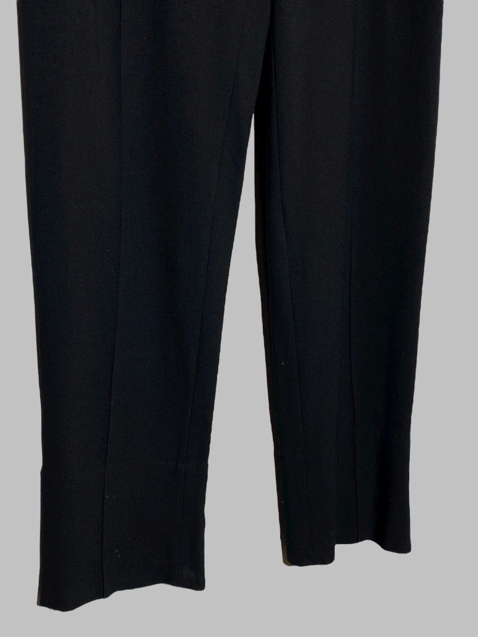 Annette Gortz Annette Gortz Black Straight Pleated Pants Size 26" / US 2 / IT 38 - 4 Thumbnail