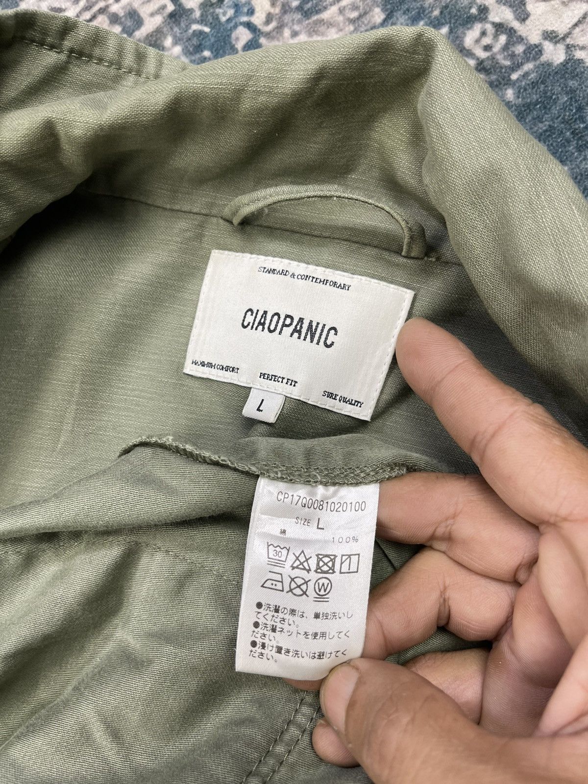 Ciaopanic Ciaopanic Stencil Military Multi Pocket Field Jacket Size US L / EU 52-54 / 3 - 15 Thumbnail