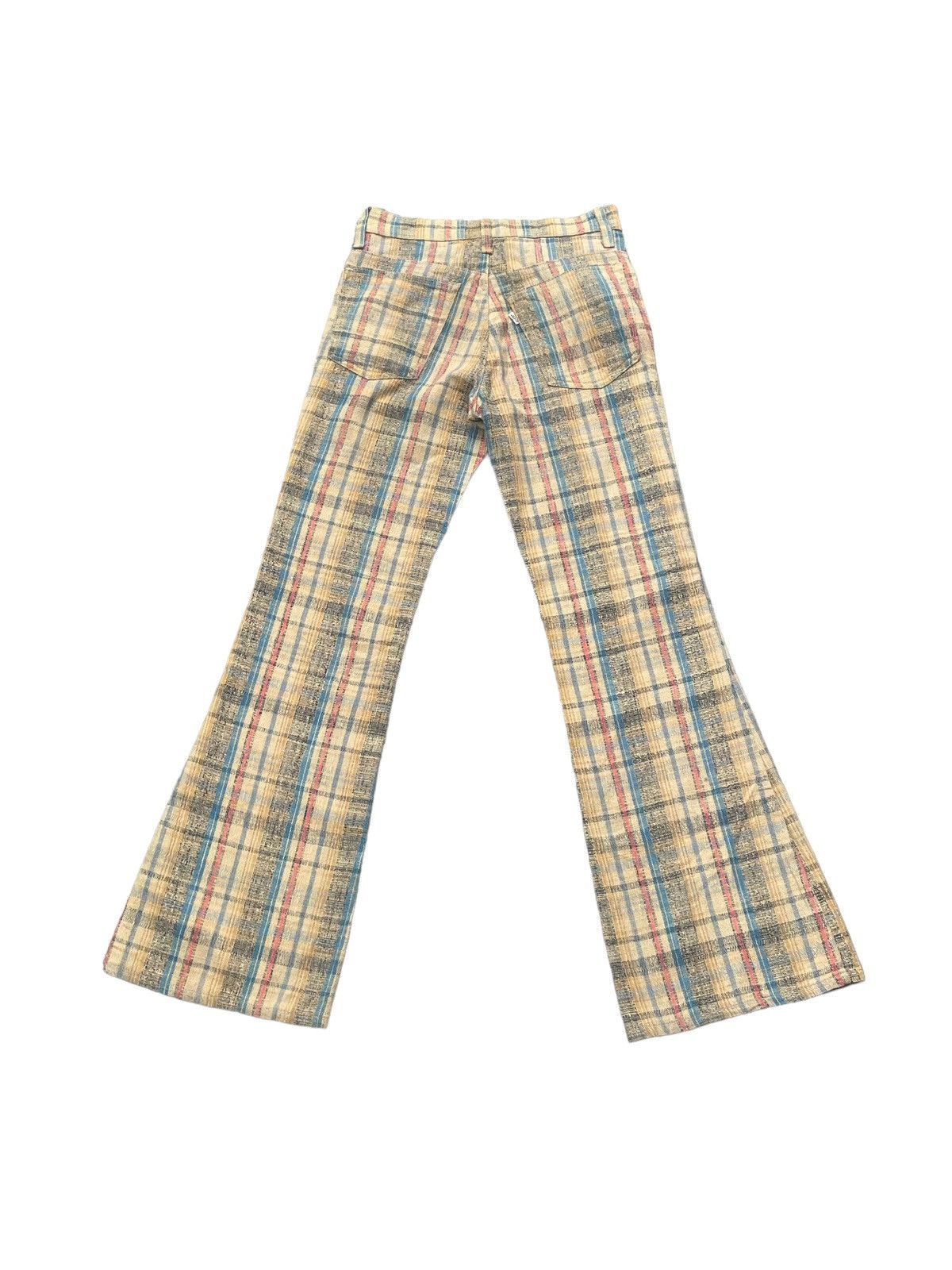 Levi's Vintage 1973 Flare Levis White Tag Checkered Size US 28 / EU 44 - 2 Thumbnail