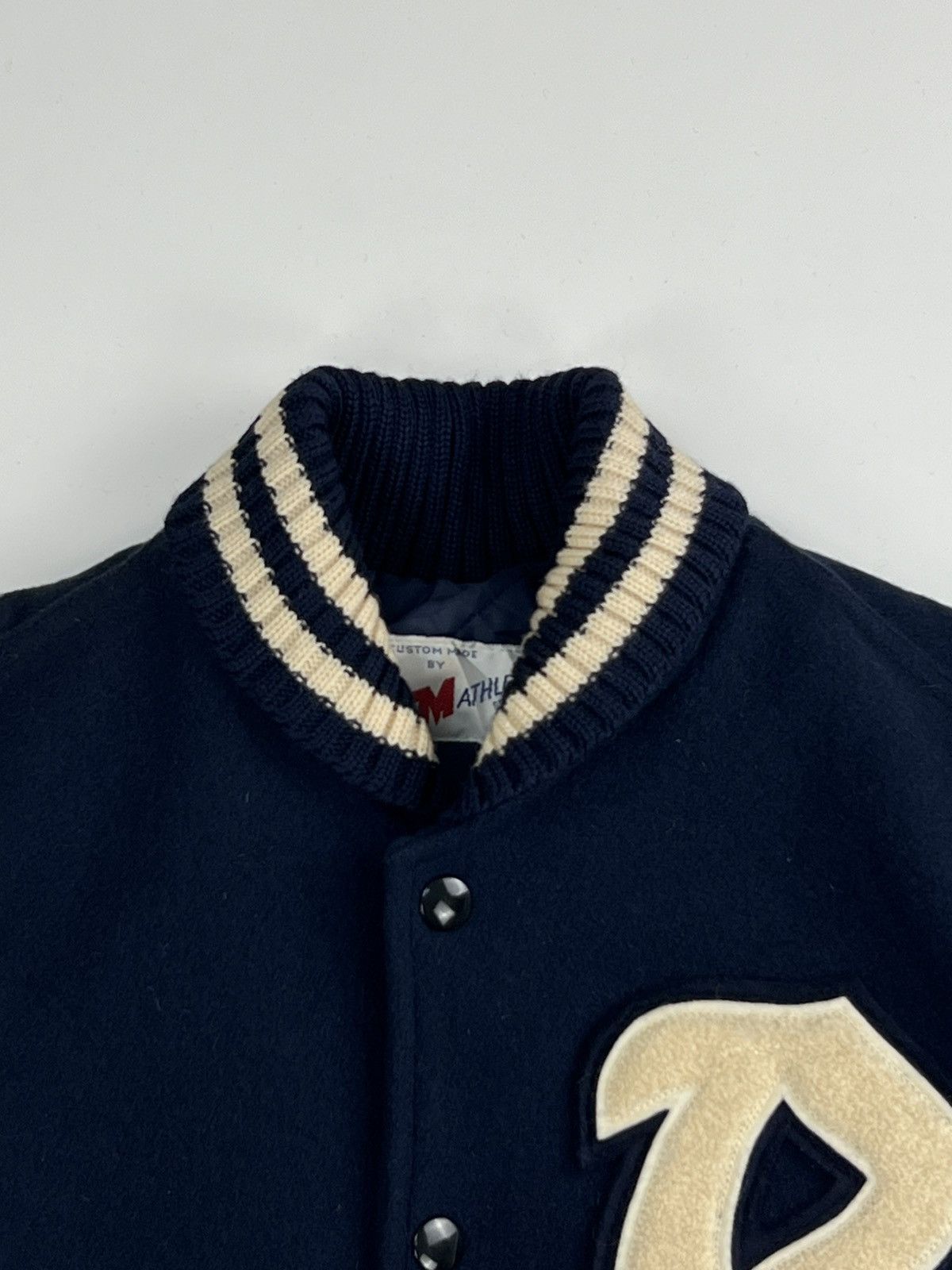 Vintage VINTAGE TM ATHLETIC VARSITY JACKET Size US XXS / EU 40 - 5 Thumbnail