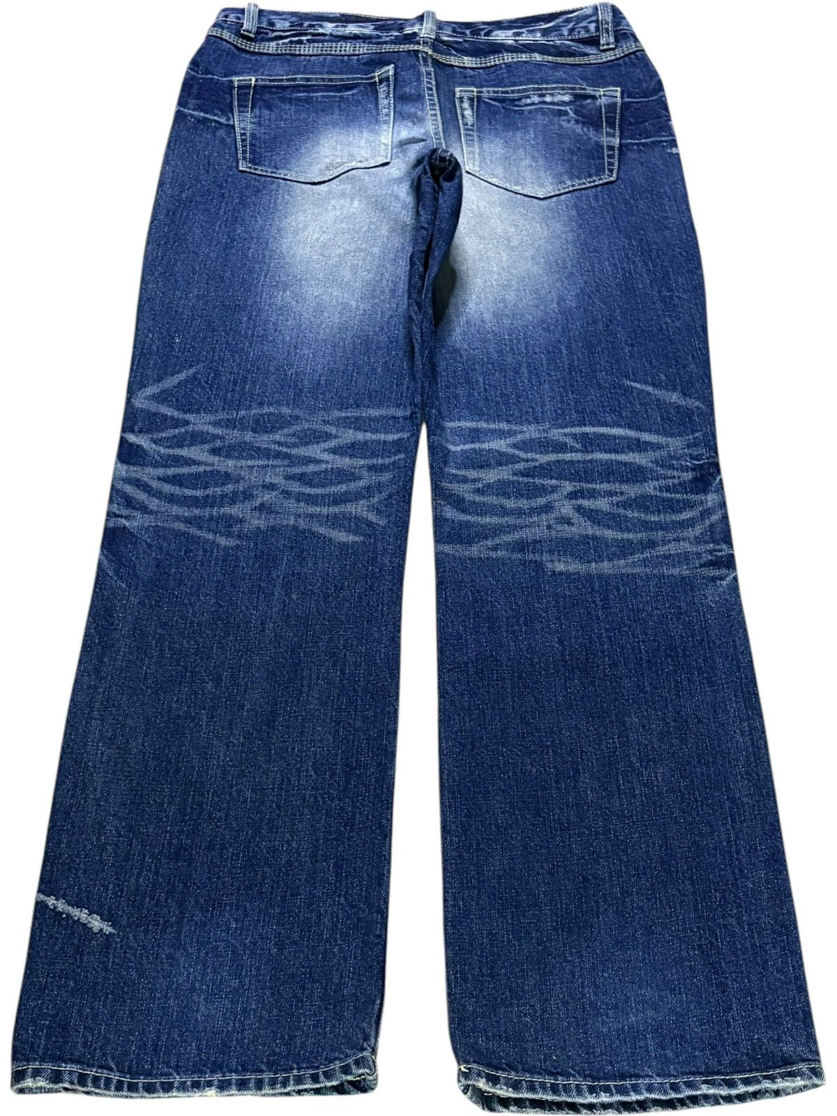 Japanese Brand Vintage Enverope Mud Wash Loose Jeans Size US 31 - 2 Thumbnail