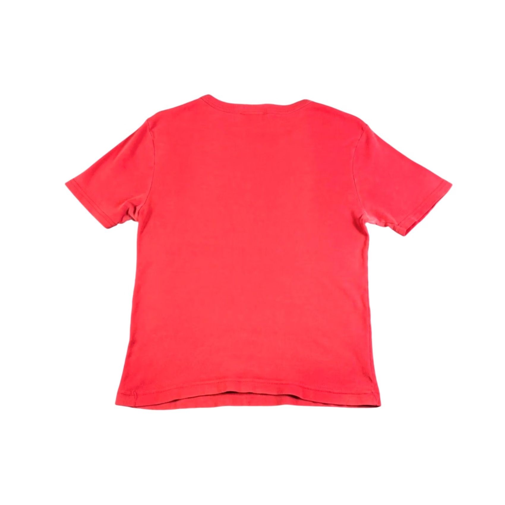 Vintage Polo Jeans Co Ralph Lauren Red Embroidered Logo T-Shirt Small Star Graphic Tee Women Short Sleeve Crew Neck Jersey Cotton Casual Logo Stars 2010s Size S / US 4 / IT 40 - 2 Thumbnail