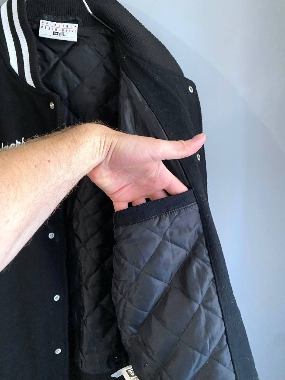 New Era New Era x MLB Los Angeles Dodgers Wool Bomber Jacket, Size L Size US L / EU 52-54 / 3 - 13 Thumbnail