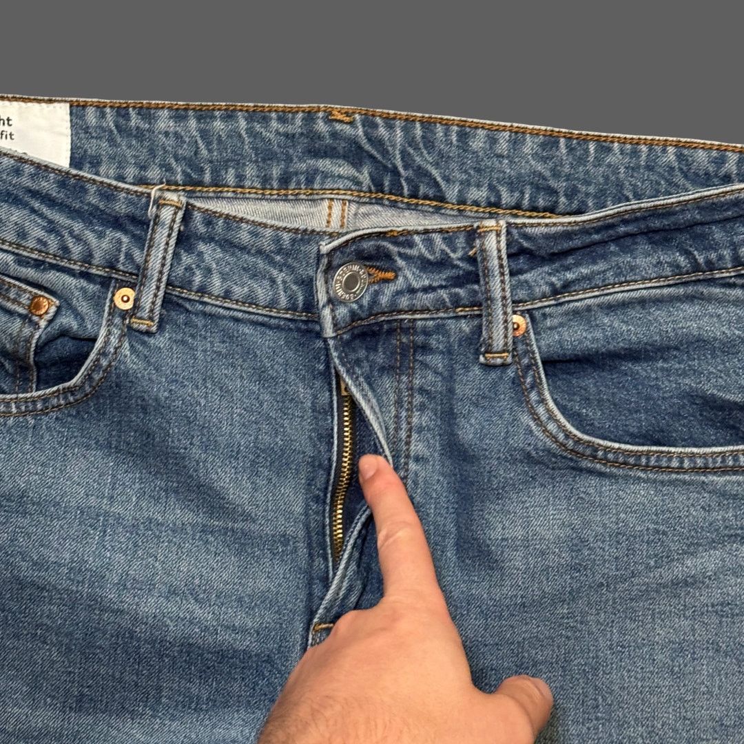 H&M H&M Regular Fit Blue Denim Jeans Men's Size 36x32 Size US 36 / EU 52 - 4 Thumbnail
