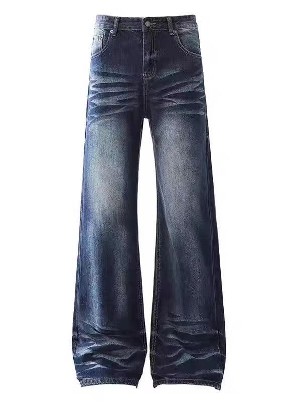 Designer × Jean × Vintage High Street Vintage Micro Flare Straight Leg Jeans Size US 34 / EU 50 - 4 Thumbnail