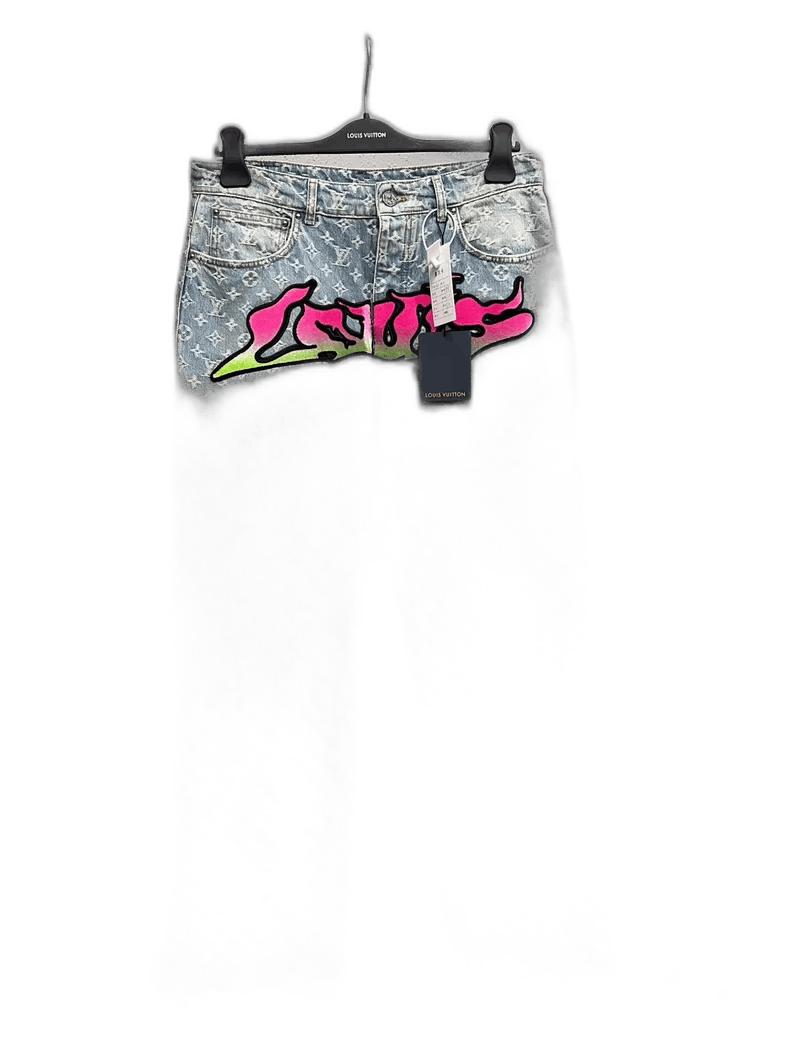 Louis Vuitton Louis Vuitton Flame Logo Denim Pants Size 30-yf Size US 30 / EU 46 - 1 Thumbnail