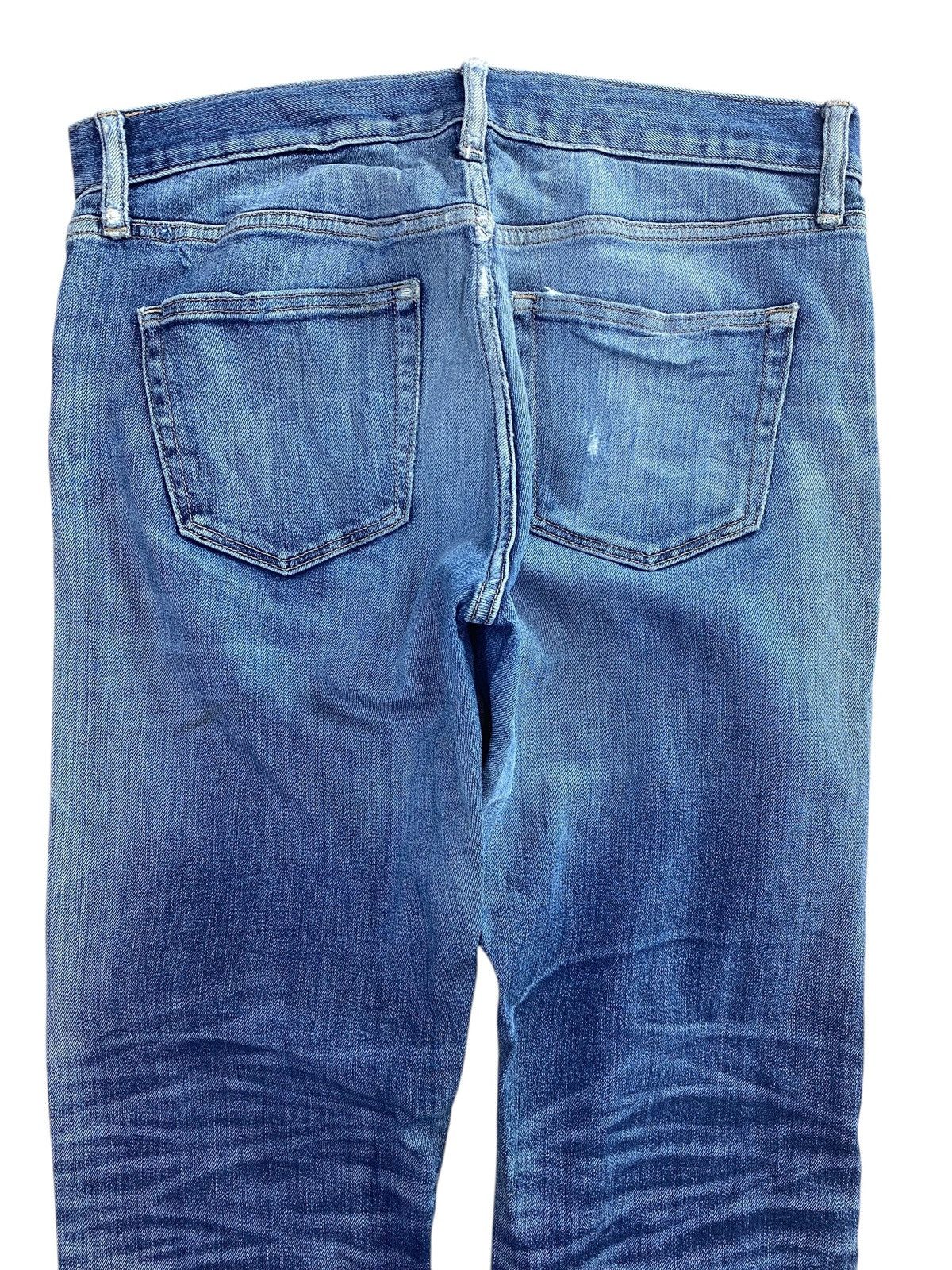 Uniqlo Uniqlo X Selvage Faded Blue Wash Style Ripped Jean Size US 32 / EU 48 - 4 Thumbnail