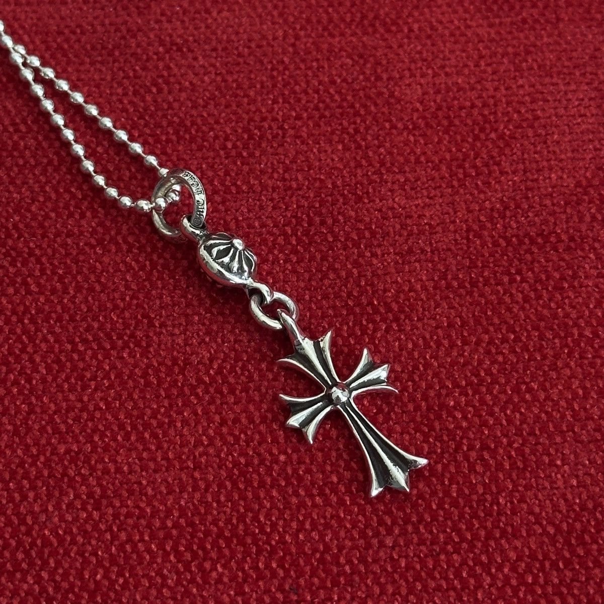 Chrome Hearts Chrome Hearts tiny cross necklace Size ONE SIZE - 3 Thumbnail