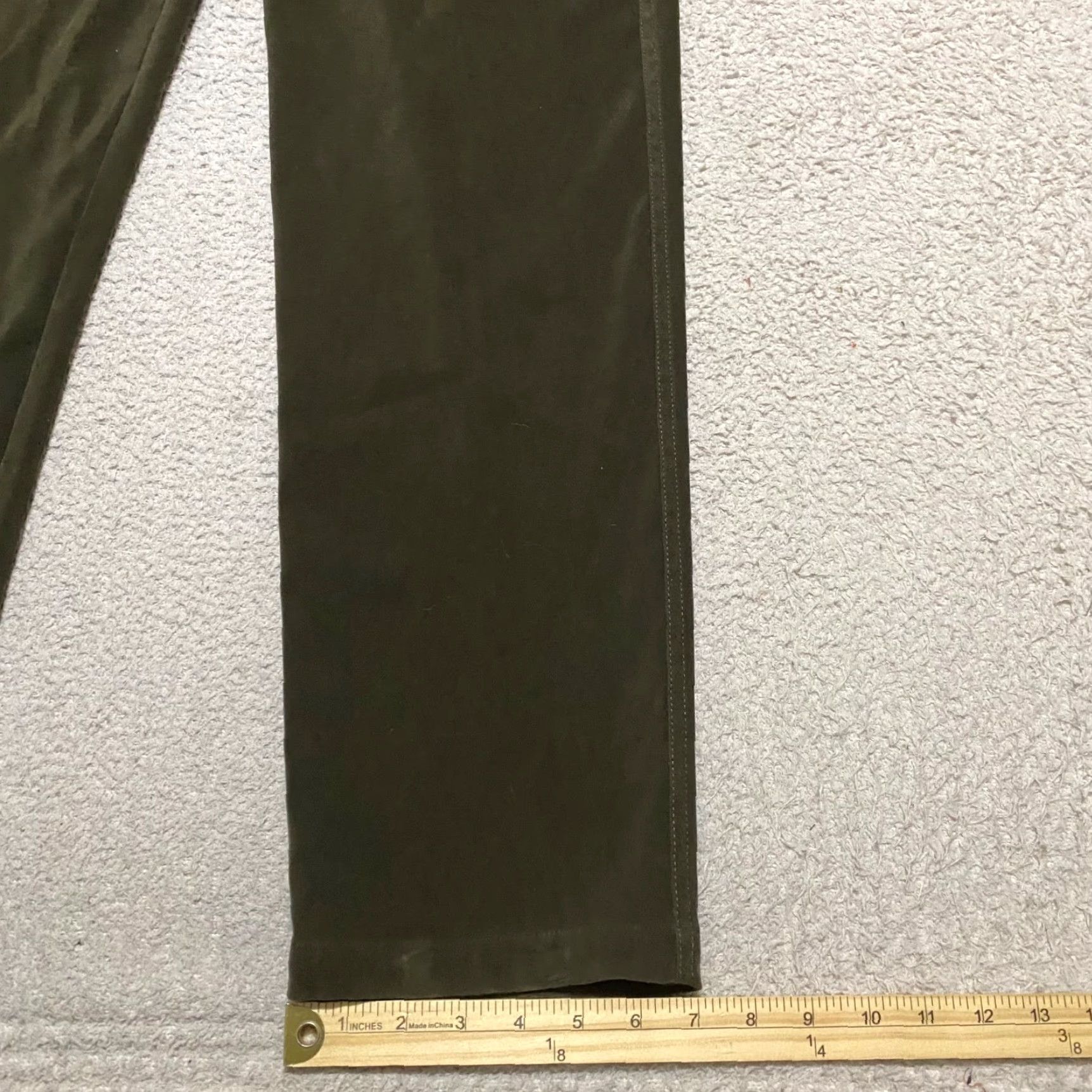 Orvis Orvis Womens Pants Green Straight High Rise 30" Inseam 30" Polyester Spandex Chino Regular Size 10 For Travel Casual Womens Size 30" / US 8 / IT 44 - 5 Thumbnail