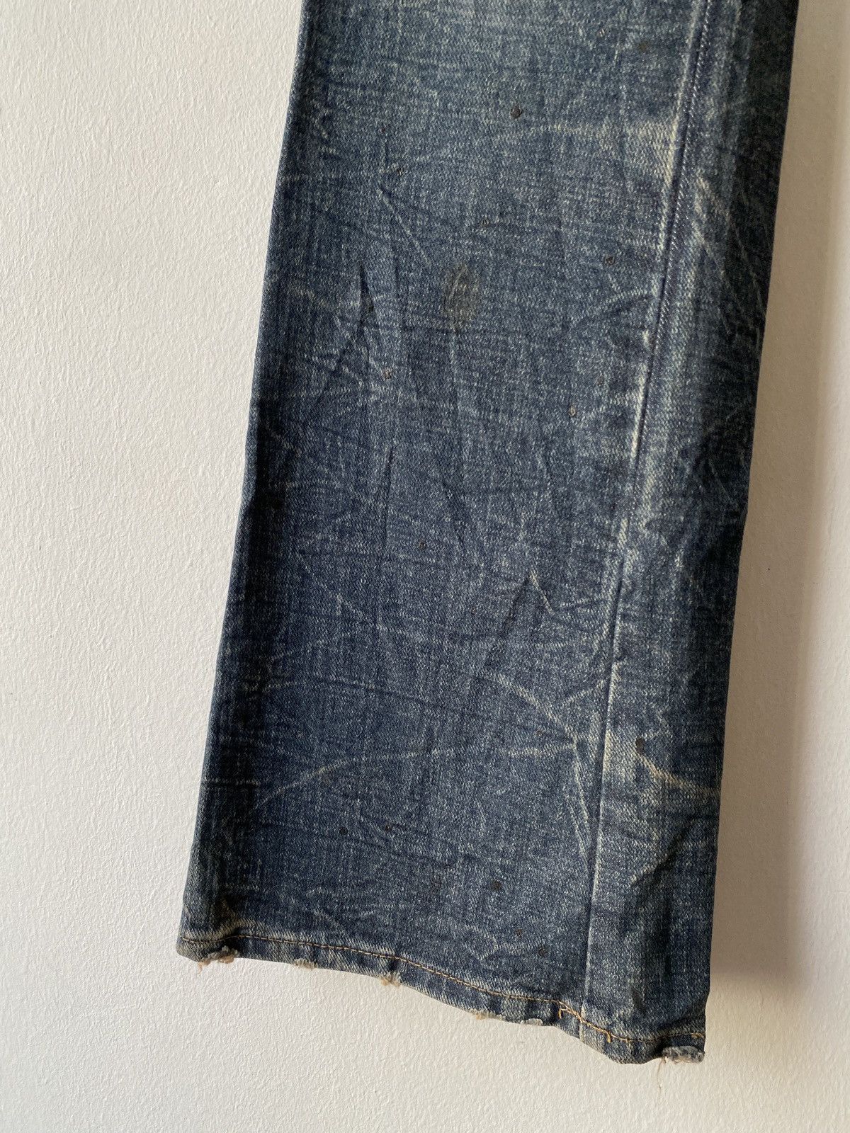 Japanese Brand Japanese Brand Back Rush Flare Distressed Denim Size US 29 - 4 Thumbnail