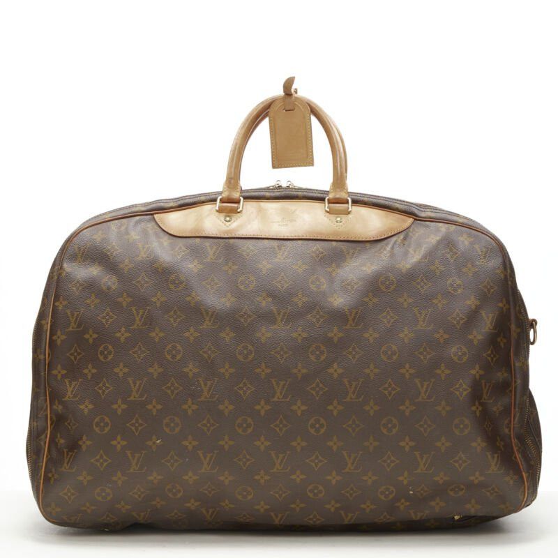 Louis Vuitton LOUIS VUITTON VIntage Alize brown monogram leather trim 2 compartment bag Size ONE SIZE - 1 Thumbnail