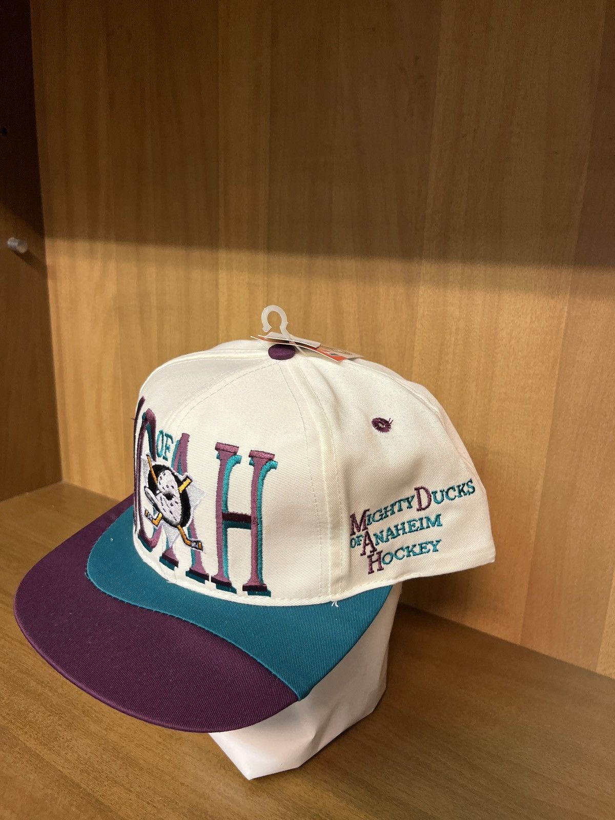 Twins × Twins Enterprise Inc. × Vintage Hats mighty ducks of Anaheim hockey nhl Size ONE SIZE - 6 Thumbnail