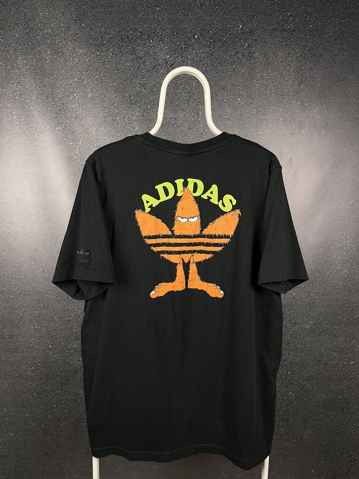 Adidas Designer Streetwear Men s T Shirt Adidas Original Rasta Marijuana Logo Tee Y2K Grailed