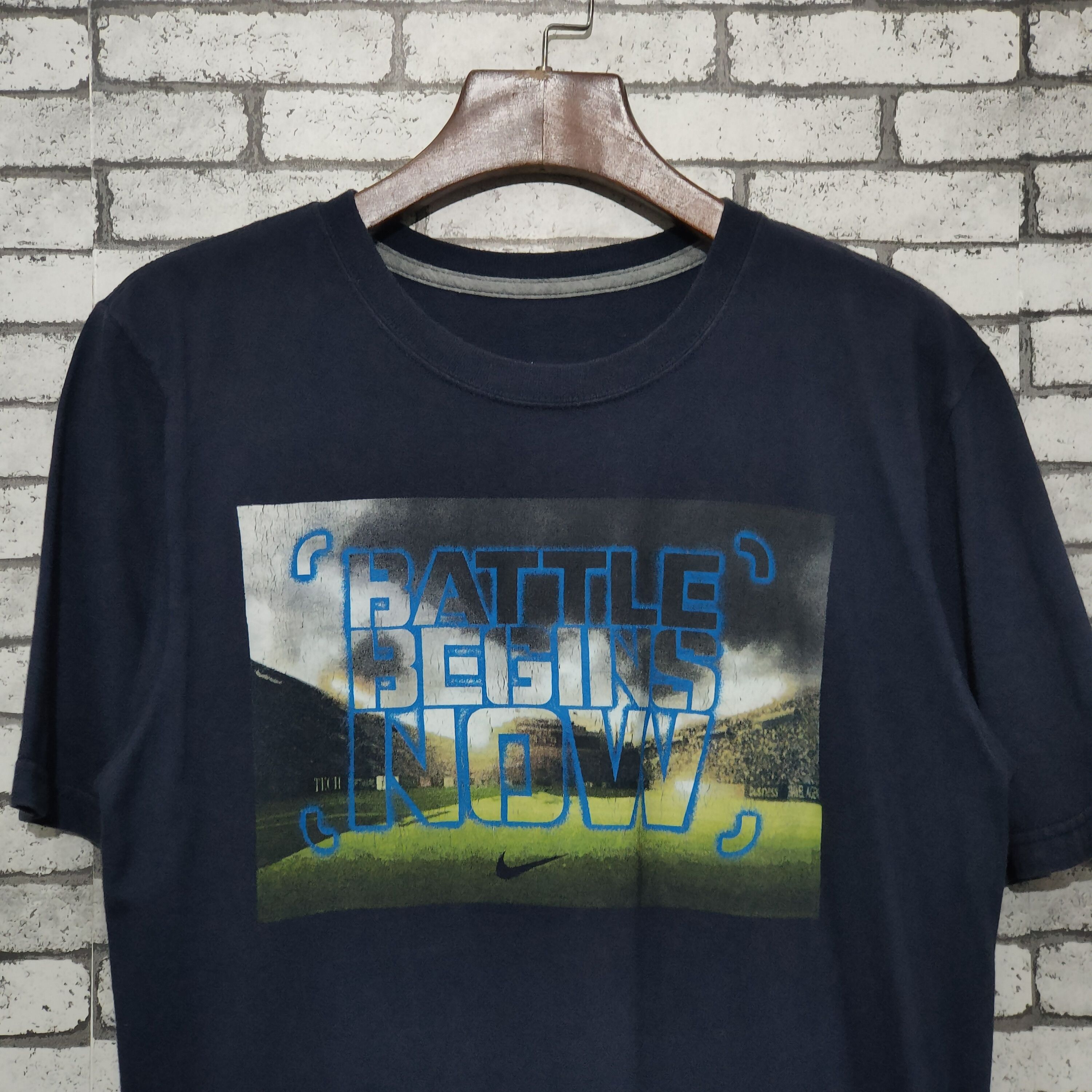 Nike 🔥Nike Better World Battle Begins Now Short Sleeve T-Shirts Size US S / EU 44-46 / 1 - 2 Thumbnail