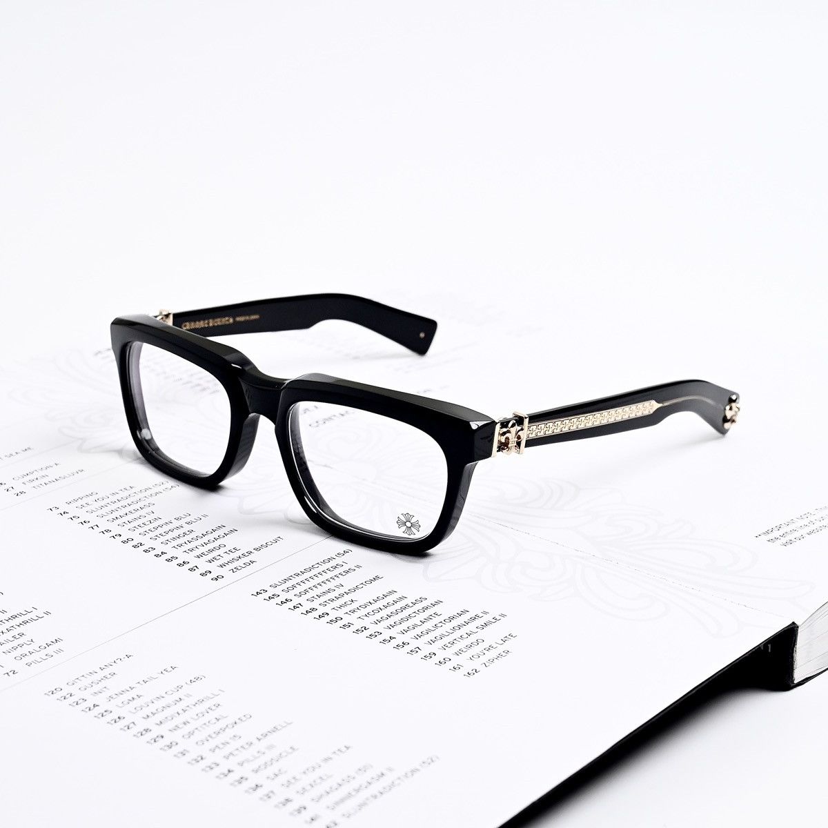Chrome Hearts CHROME HEARTS SEE YOU IN TEA BLACK 18K GOLD PLATED GLASSES Size ONE SIZE - 1 Thumbnail