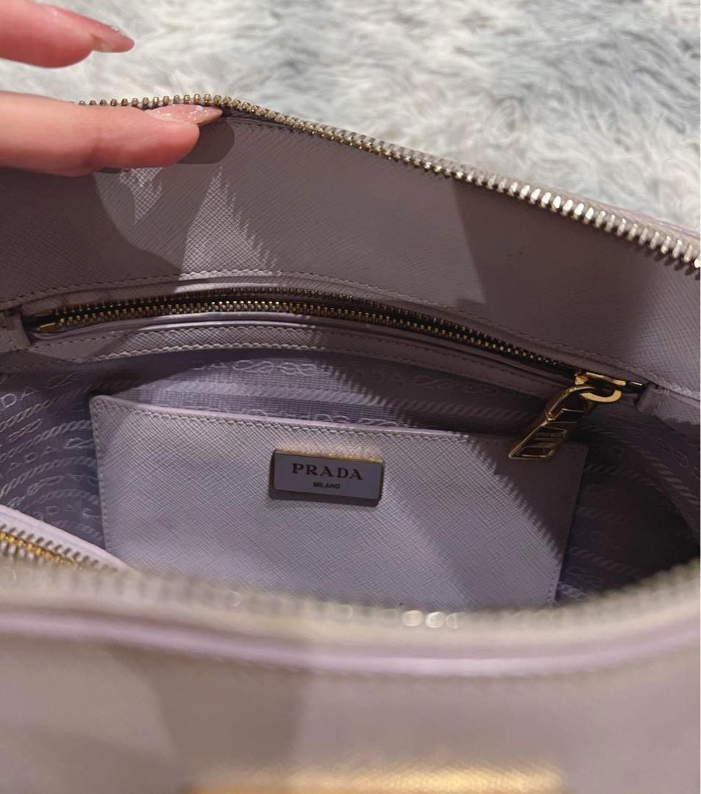 Prada Prada - Saffiano Leather Dome Satchel Bag Size ONE SIZE - 8 Thumbnail