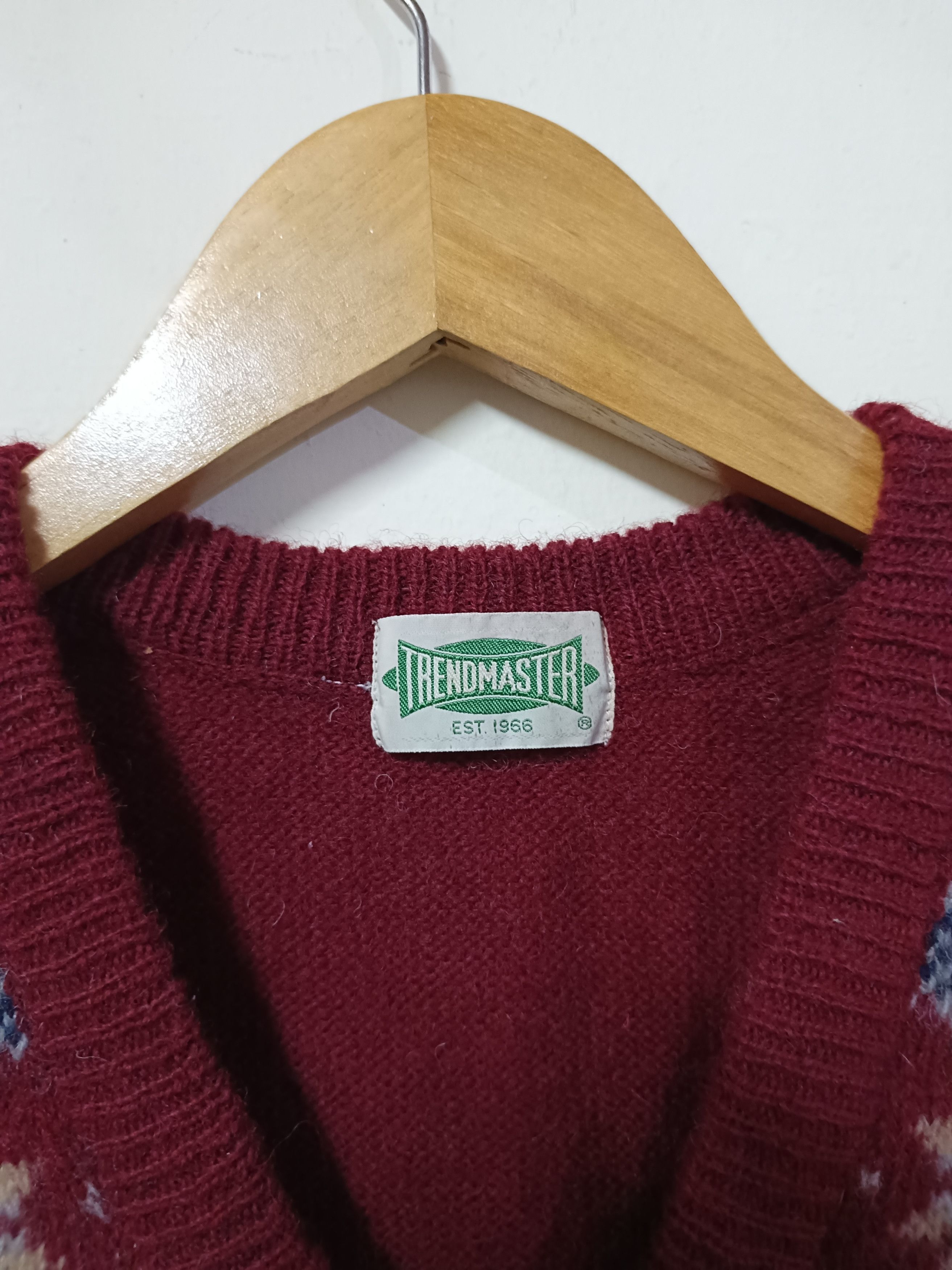 Japanese Brand Trendmaster wool Cardigan vest Size US L / EU 52-54 / 3 - 6 Thumbnail