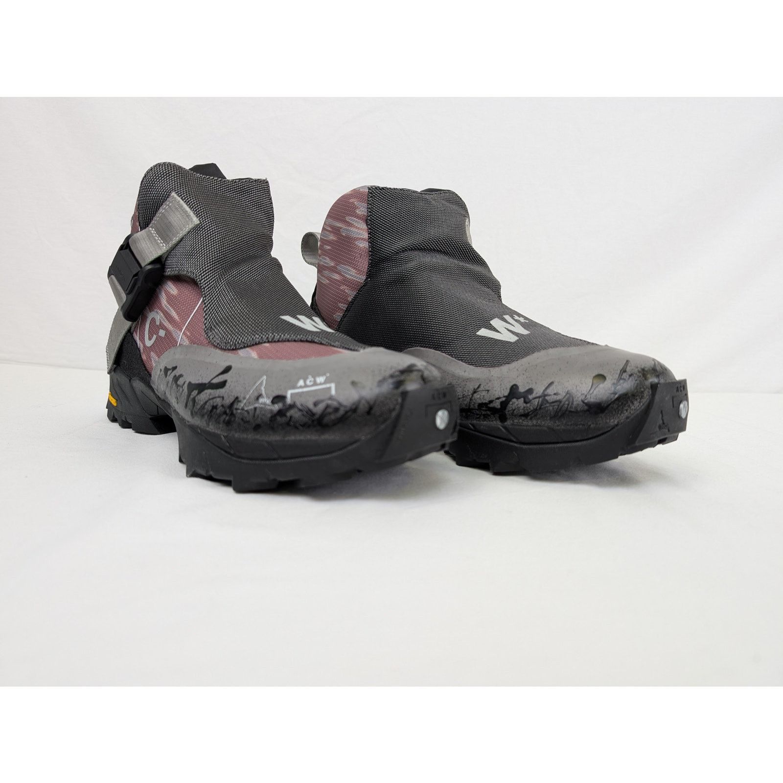 A-COLD-WALL* × ROA o1rshd1 Andreas Buckle ACW Boots in Burnt Red/Black Size US 10 / EU 43 - 4 Thumbnail