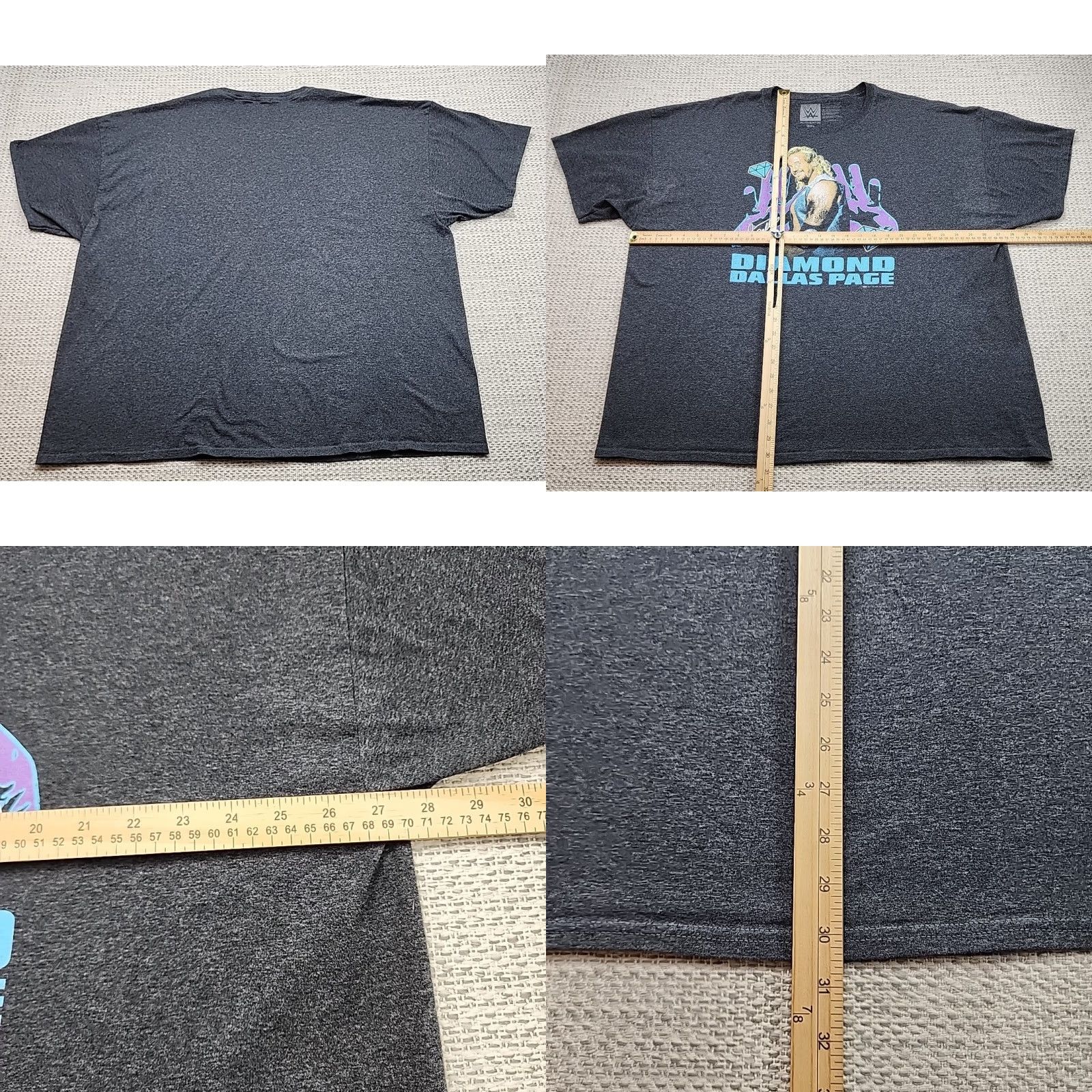 Vintage WCW WWE Diamond Dallas Page Tee Shirt Mens 3XL Gray Short Sleeve T-Shirt Graphic Print WWE Graphic Tee Shirt Mens 3XL Gray Short Sleeve Size US XXL / EU 58 / 5 - 8 Thumbnail